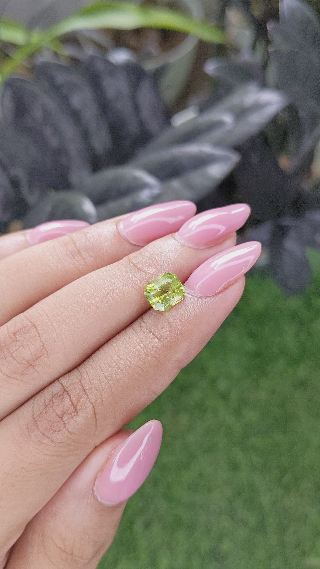 1.48 Ct. Yellowish Green Peridot from Pakistan Size Video