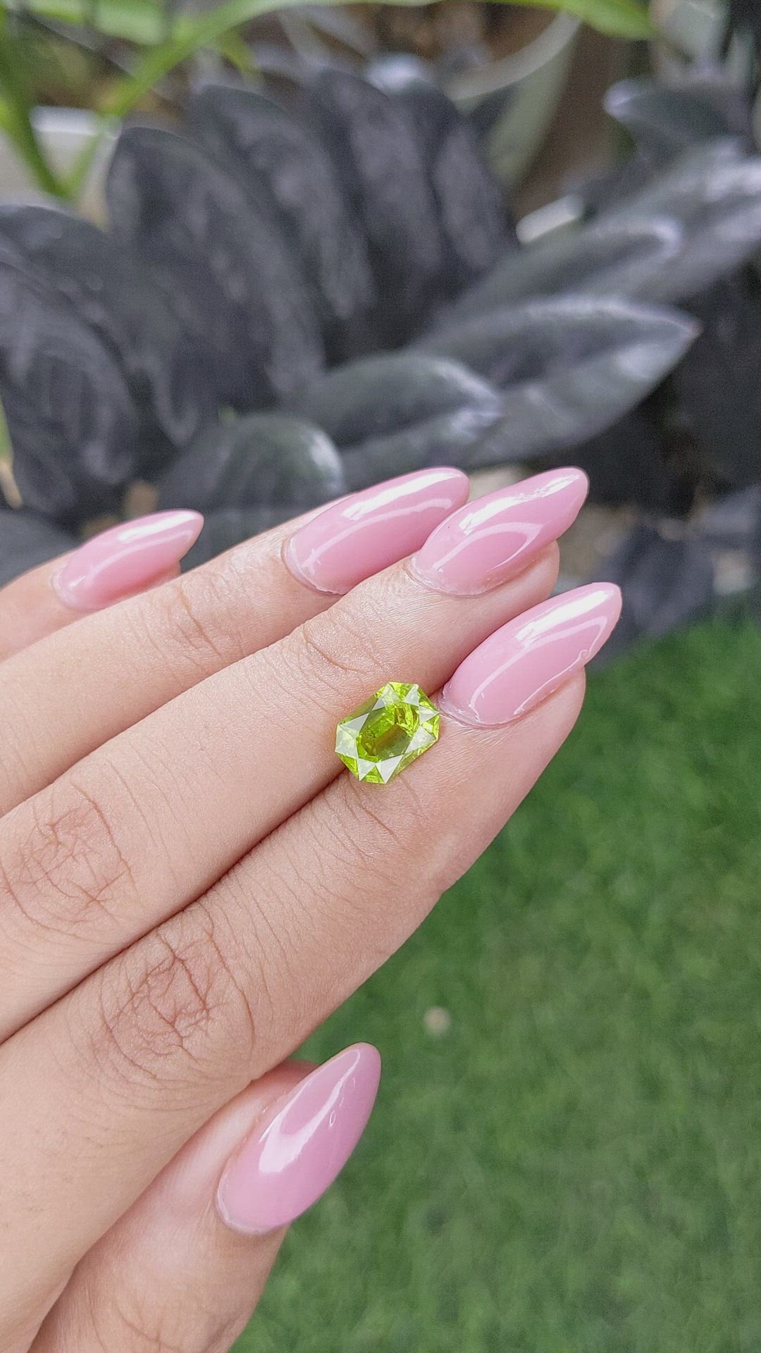 1.90 Ct. Yellowish Green Peridot from Pakistan Size Video
