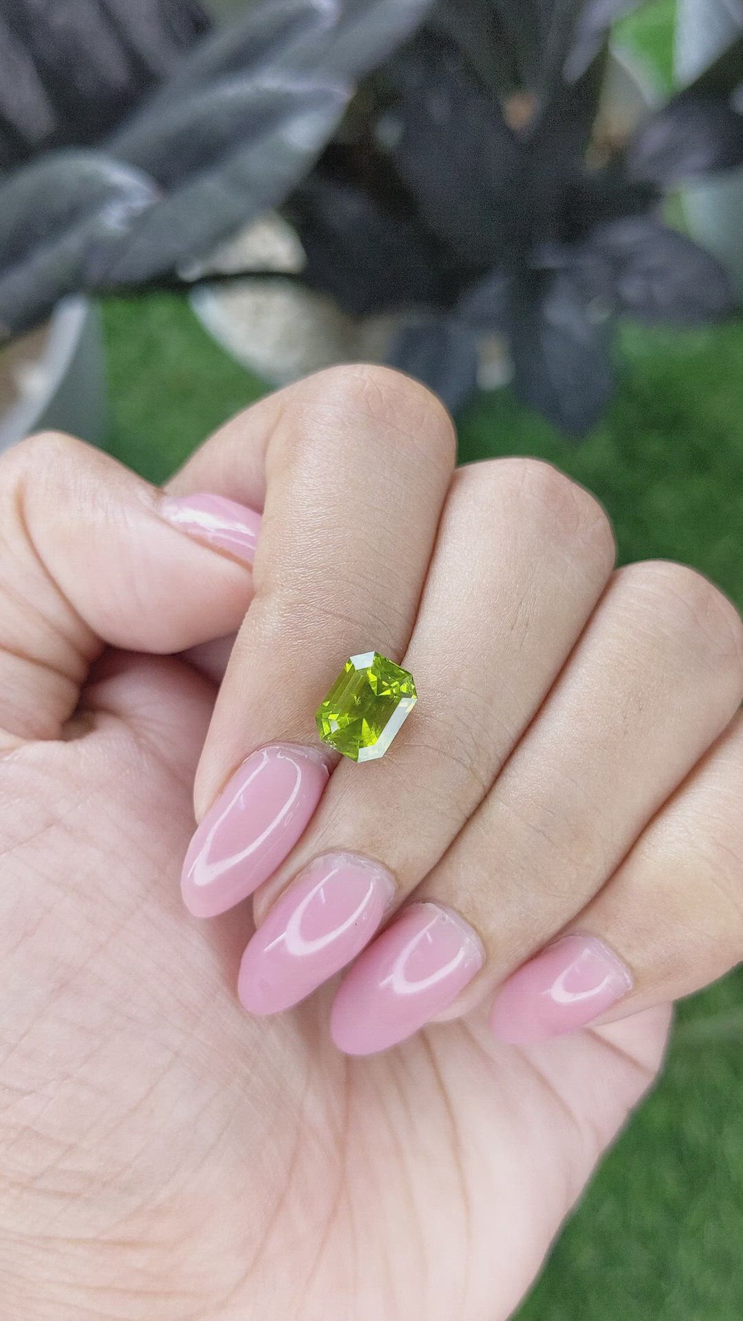 2.36 Ct. Yellowish Green Peridot from Pakistan Size Video
