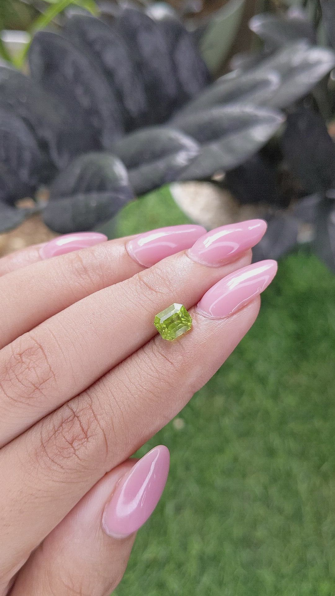 1.62 Ct. Yellowish Green Peridot from Pakistan Size Video