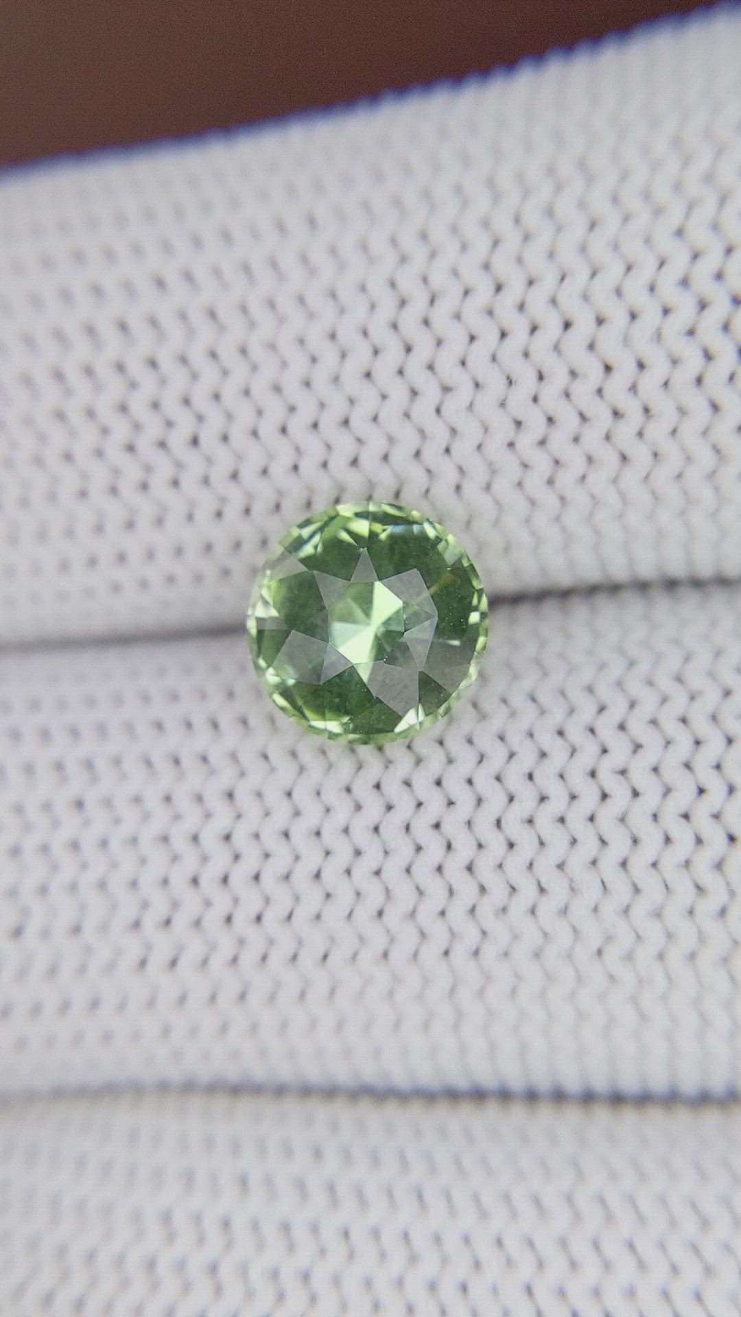 2.39 Ct. Yellowish Green Grossular Garnet from Tanzania Size Video