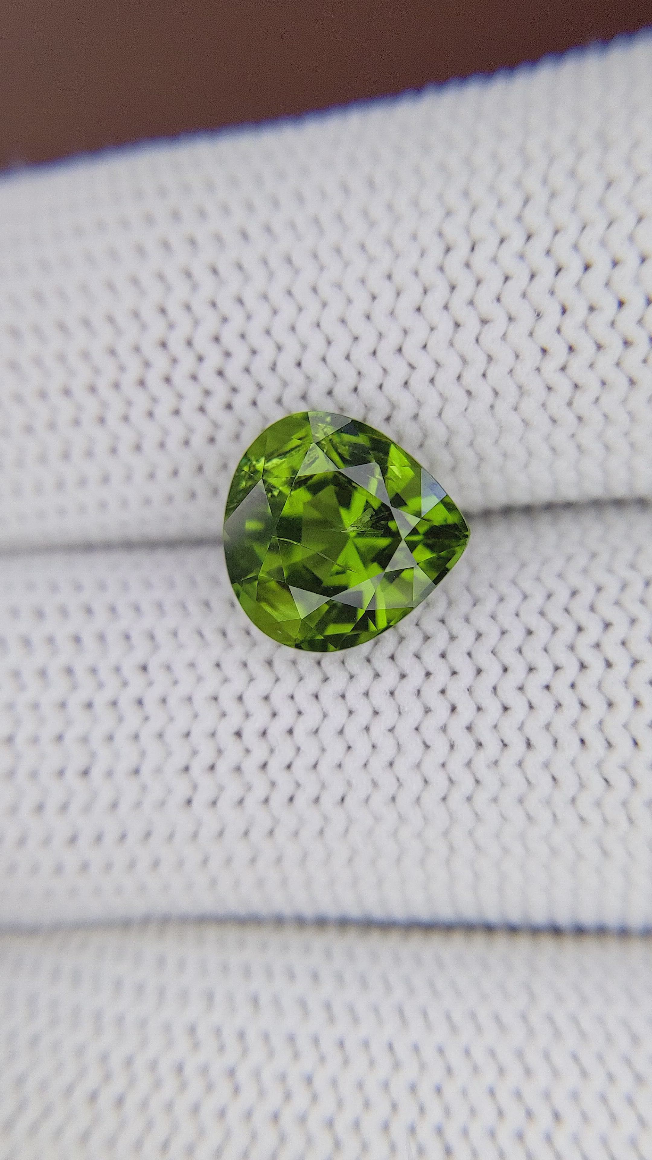 3.57 Ct. Green Tourmaline from Tanzania Size Video