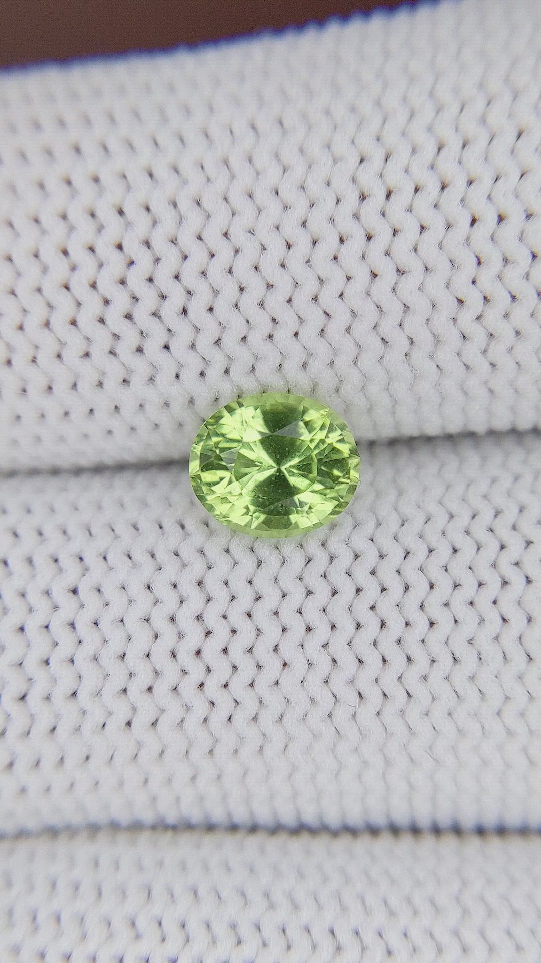 1.13 Ct. Yellowish Green Peridot from Tanzania Size Video