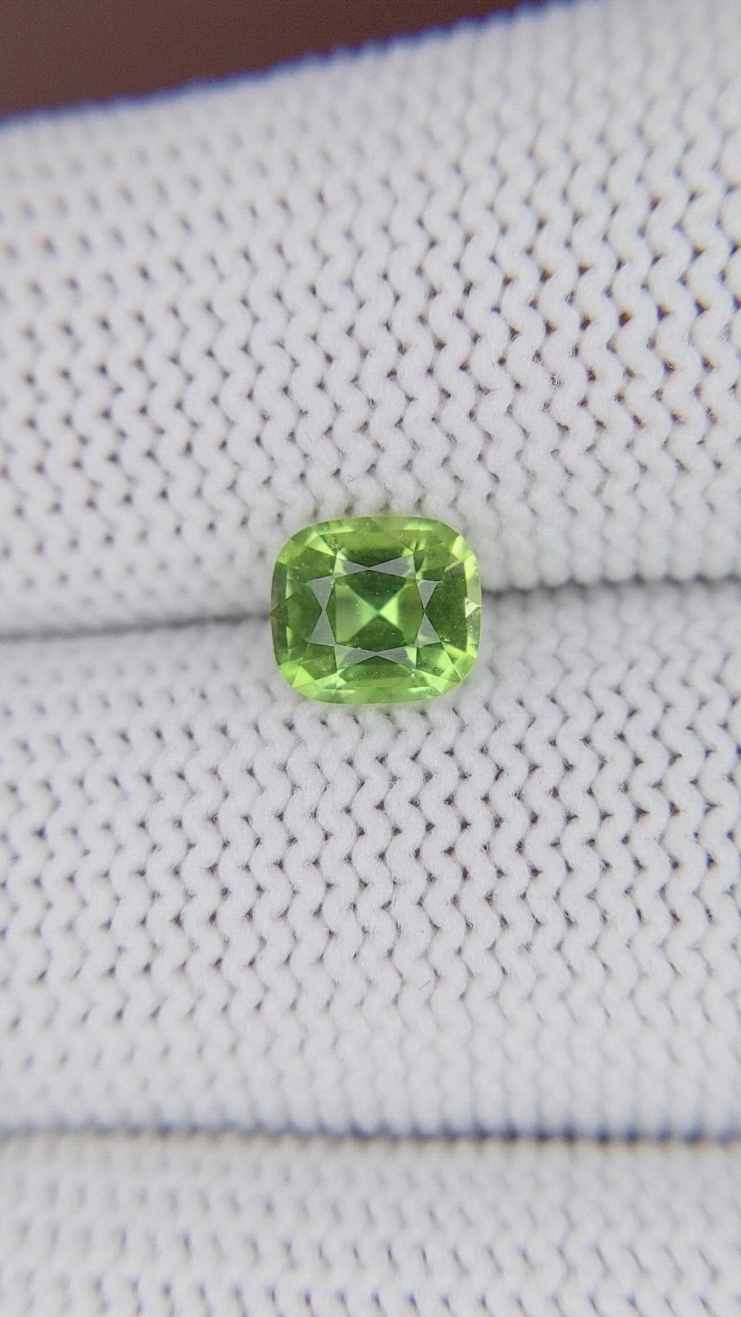 1.00 Ct. Yellowish Green Peridot from Tanzania Size Video