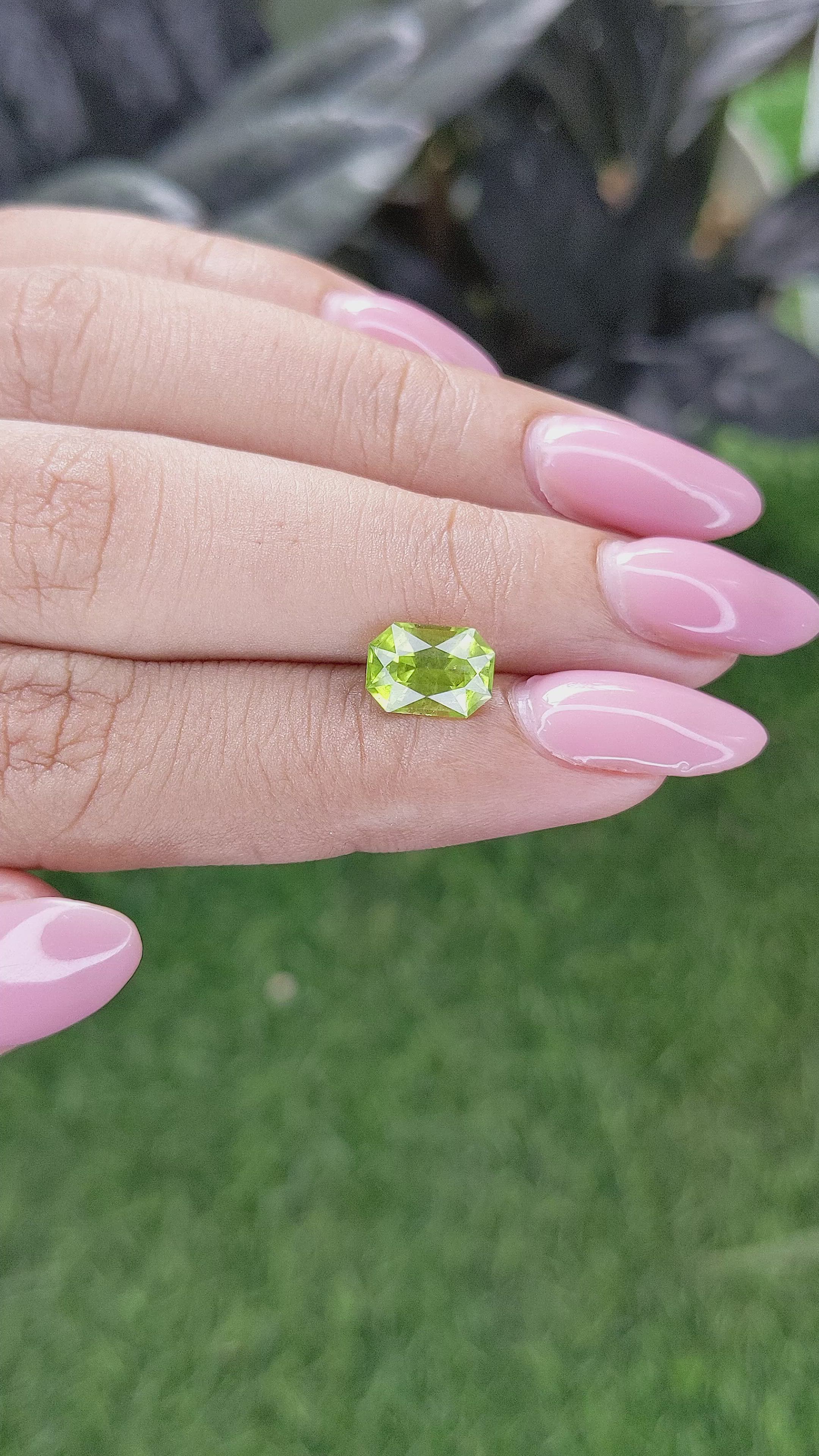 1.88 Ct. Yellowish Green Peridot from Pakistan Size Video