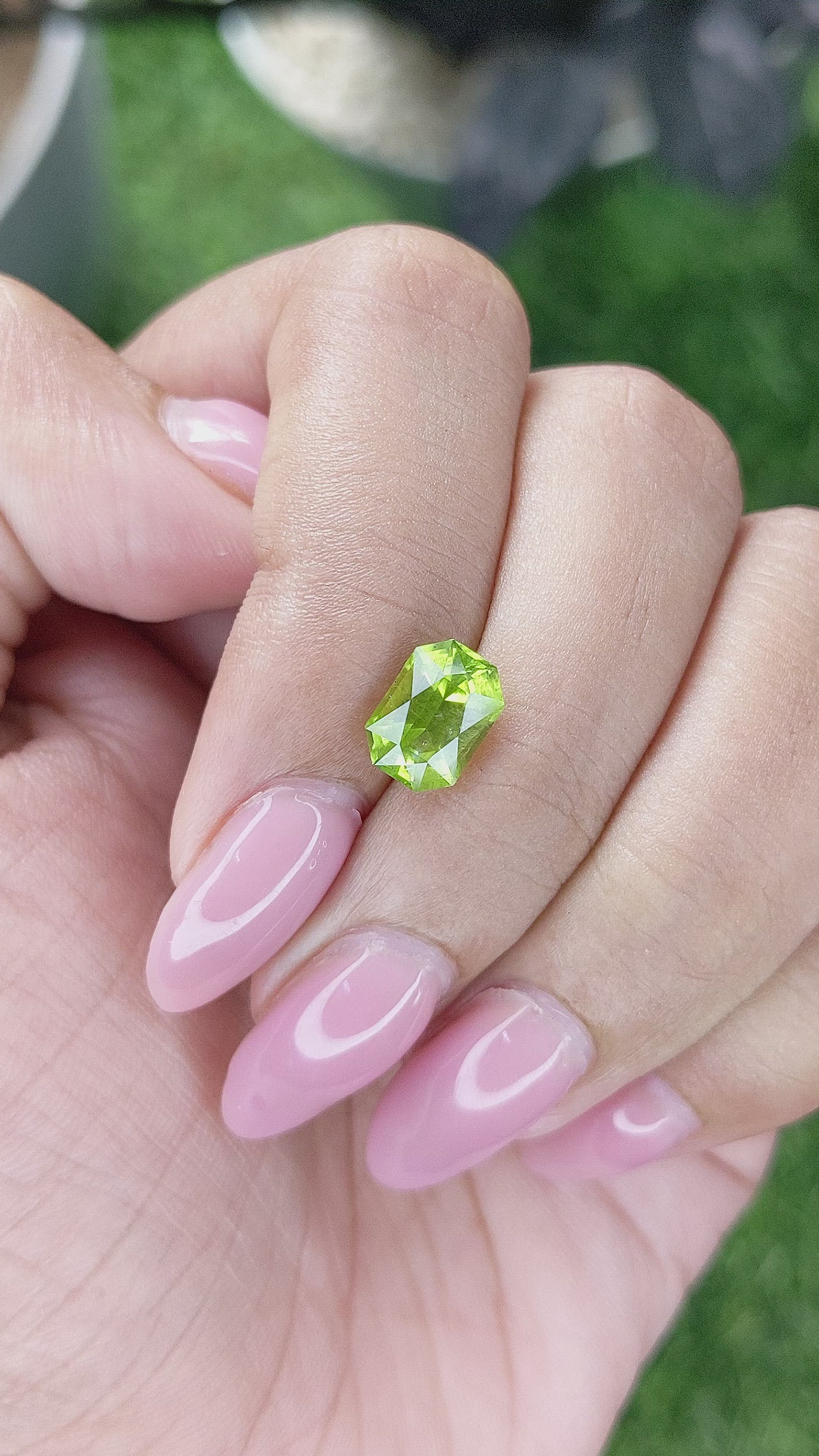 1.88 Ct. Yellowish Green Peridot from Pakistan Size Video