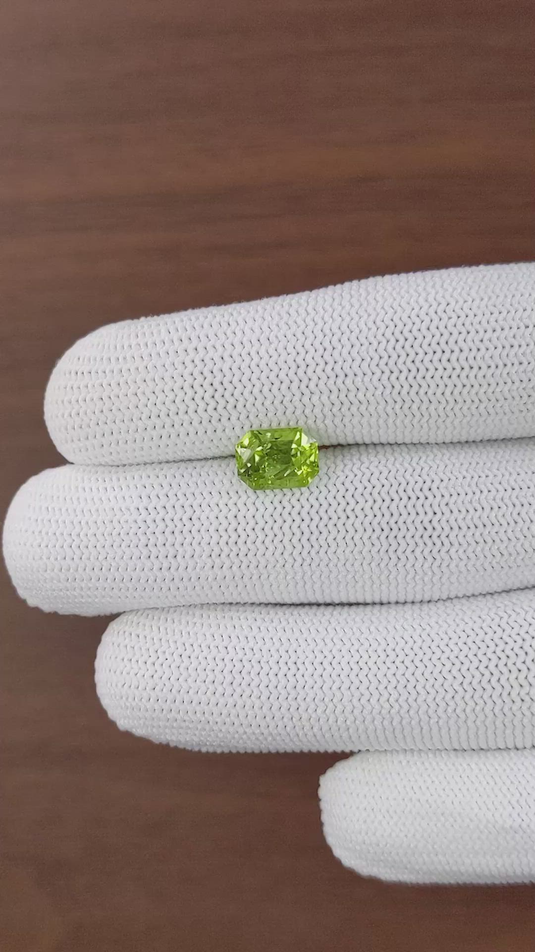 2.42 Ct. Yellowish Green Peridot from Pakistan Size Video
