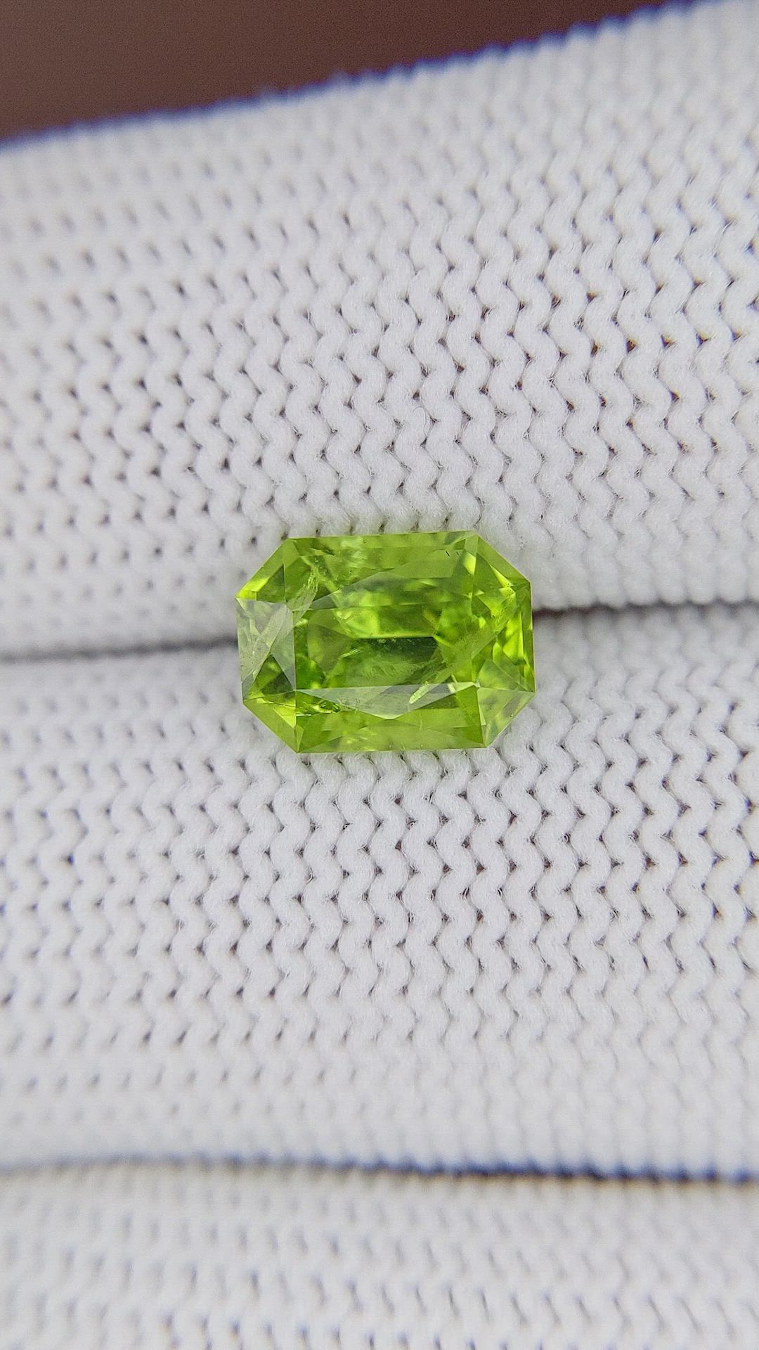 2.42 Ct. Yellowish Green Peridot from Pakistan Size Video
