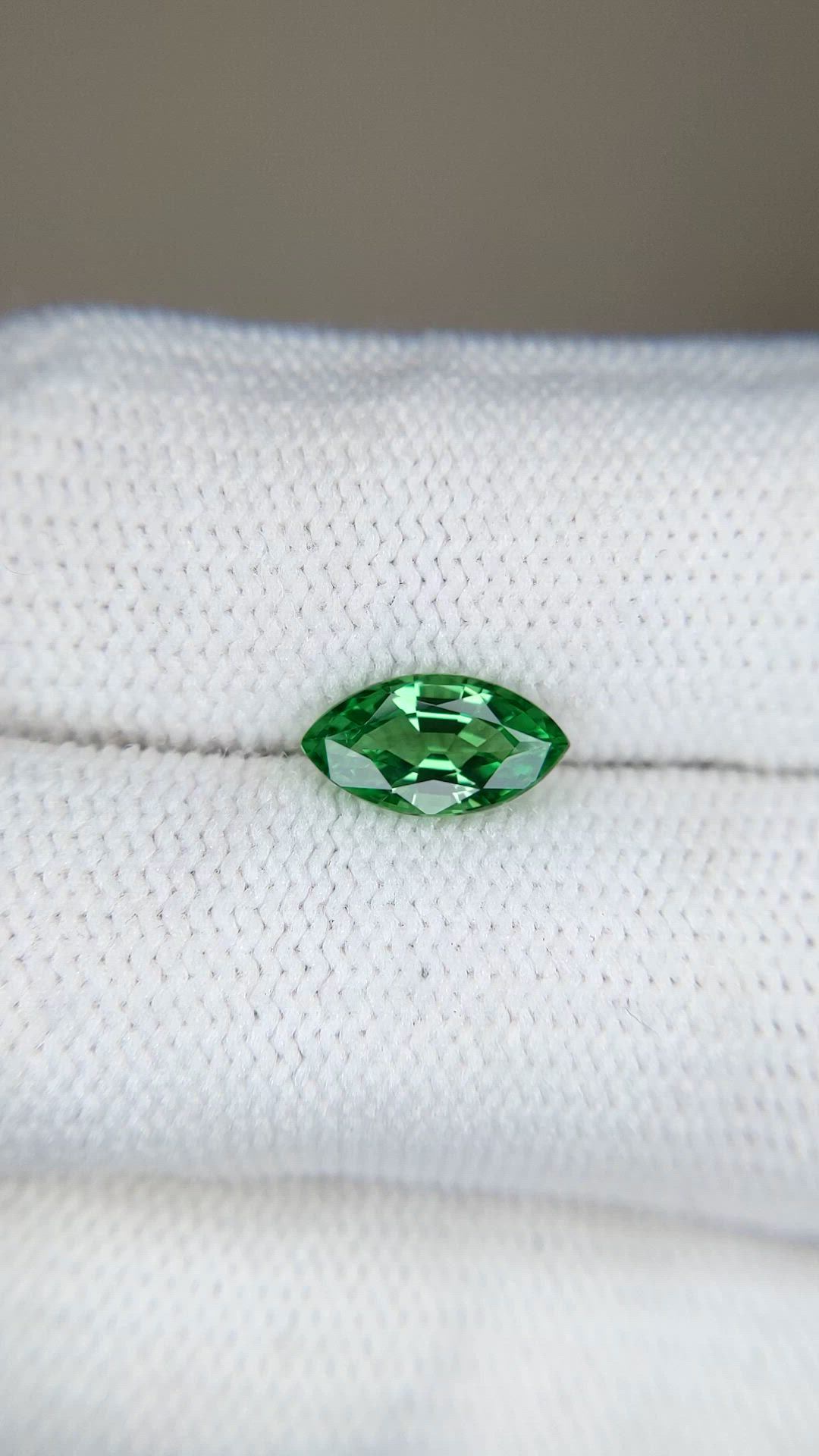 1.17 Ct. Tsavorite Garnet from Tanzania Size Video