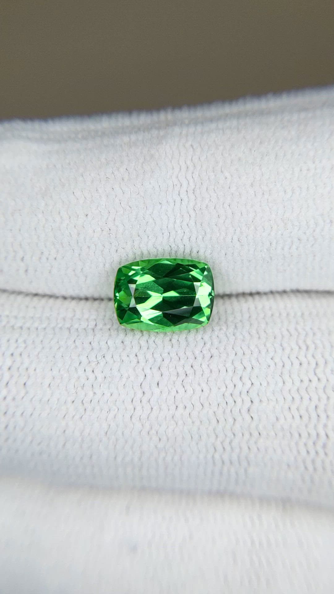 2.67 Ct. Tsavorite Garnet from Tanzania Size Video