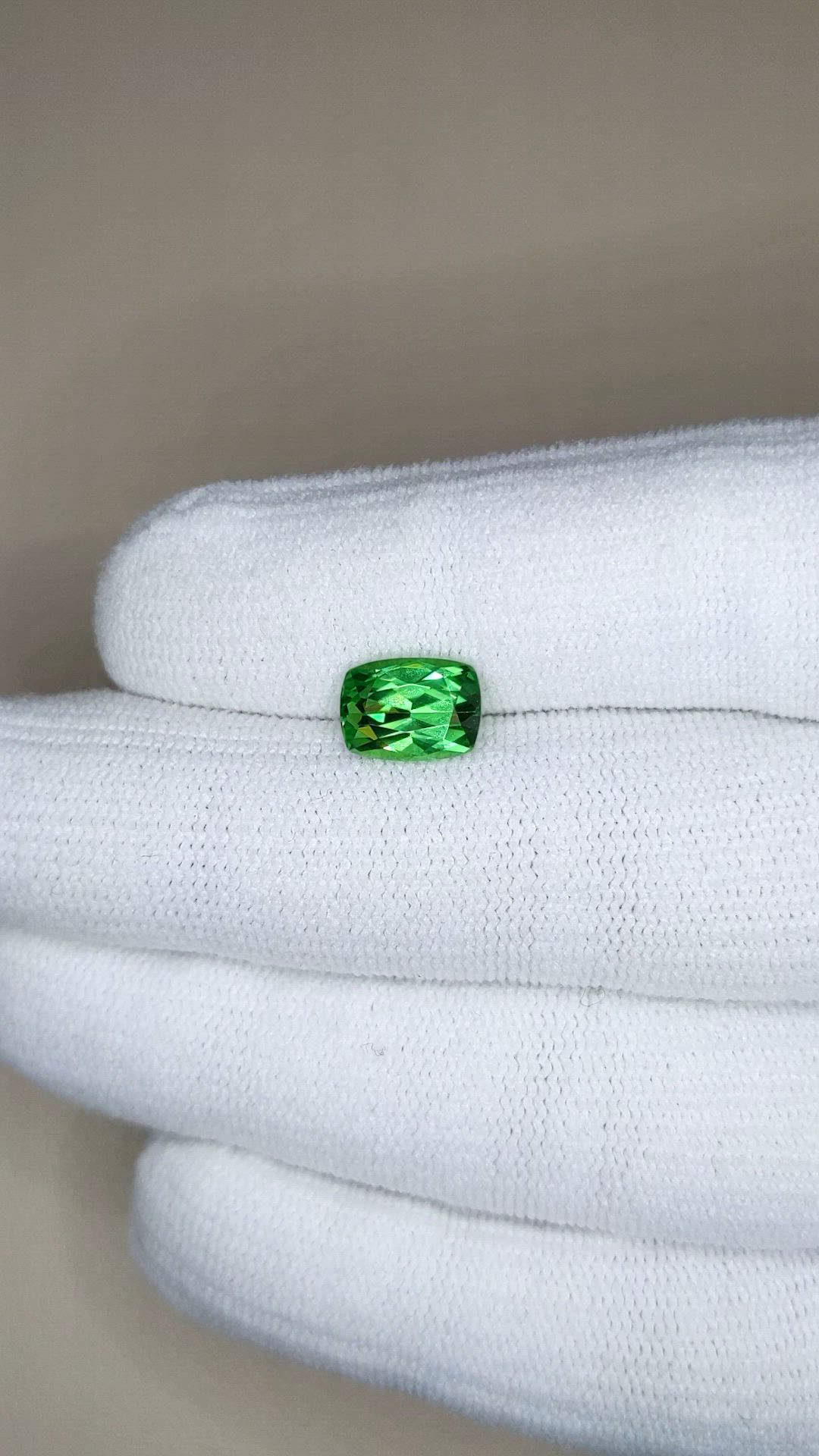 2.67 Ct. Tsavorite Garnet from Tanzania Size Video