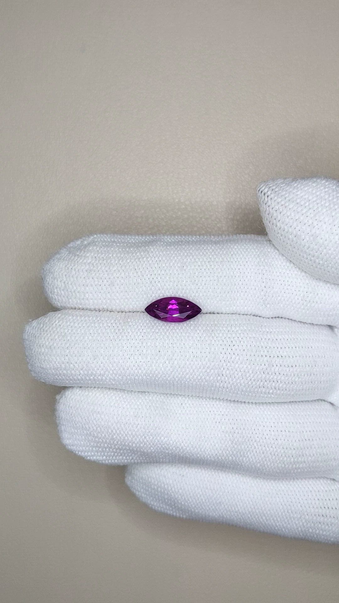 1.66 Ct. Purple Garnet from Tanzania Size Video