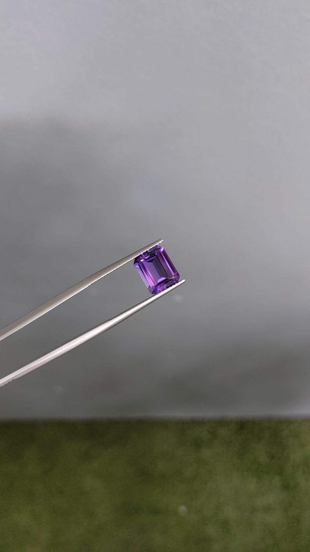 2.88 Ct. Purple Amethyst from Brazil Size Video