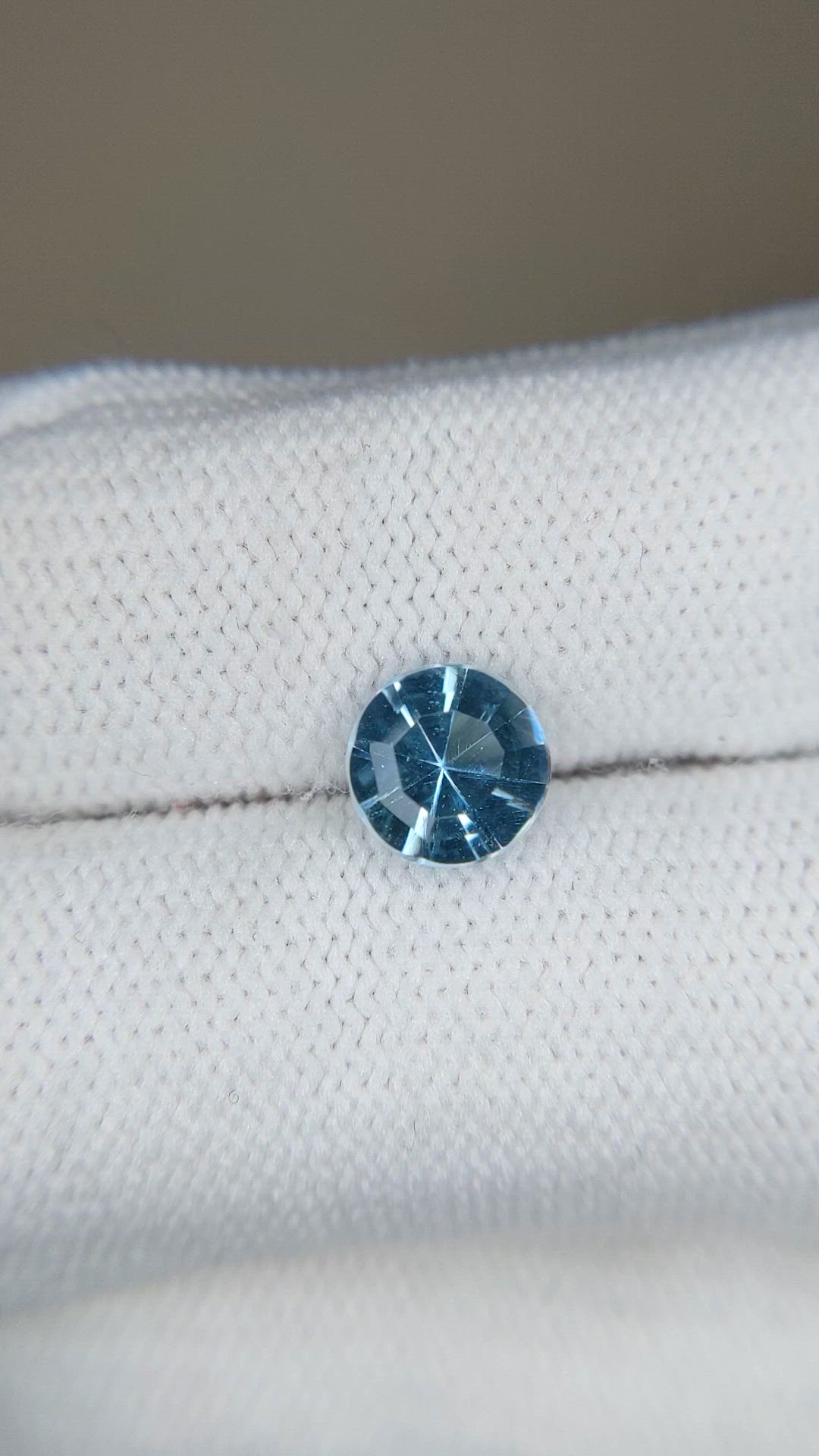 1.52 Ct. Sky Blue Topaz from Brazil Size Video
