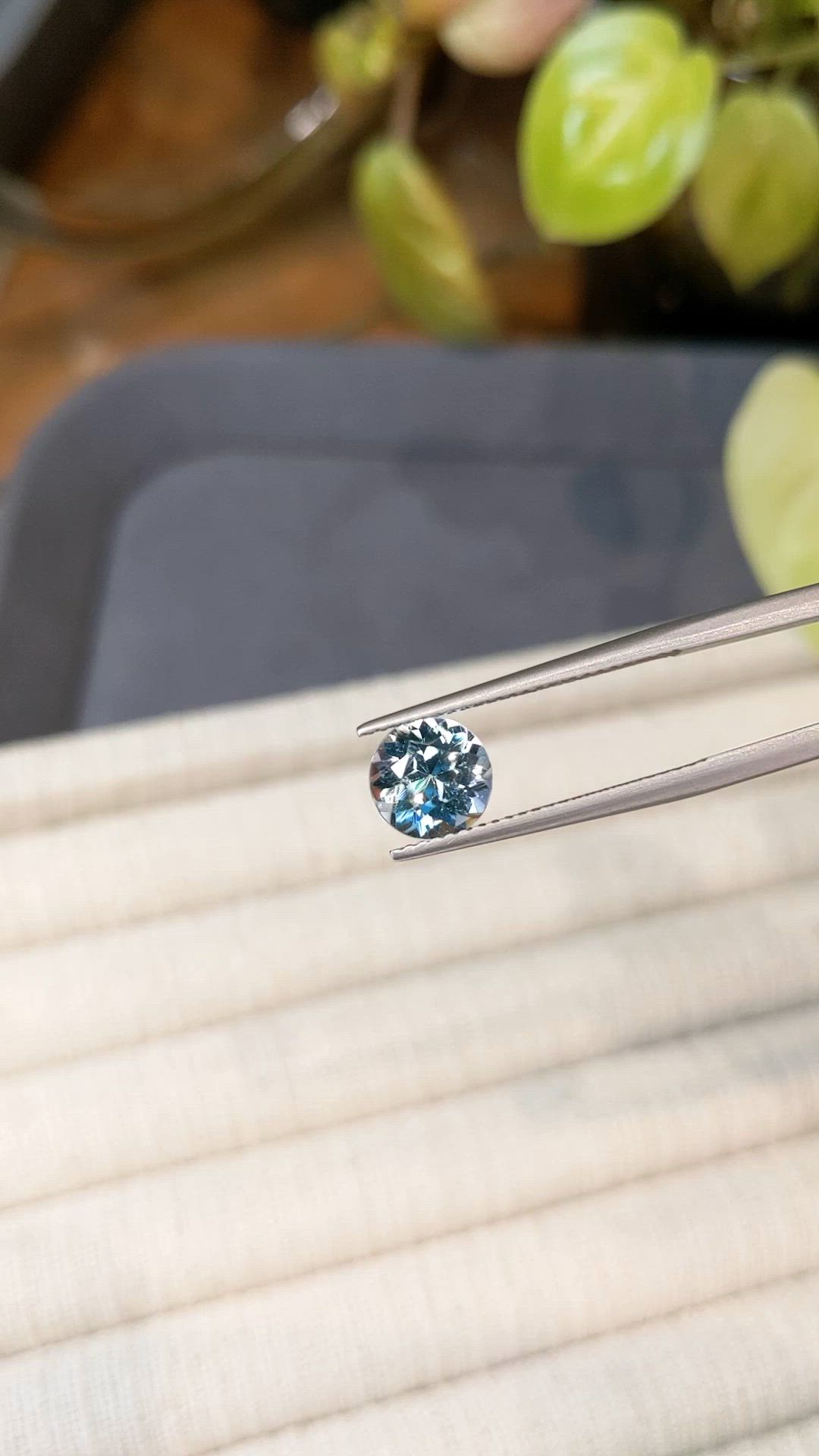 1.94 Ct. Swiss Blue Topaz from Brazil Size Video