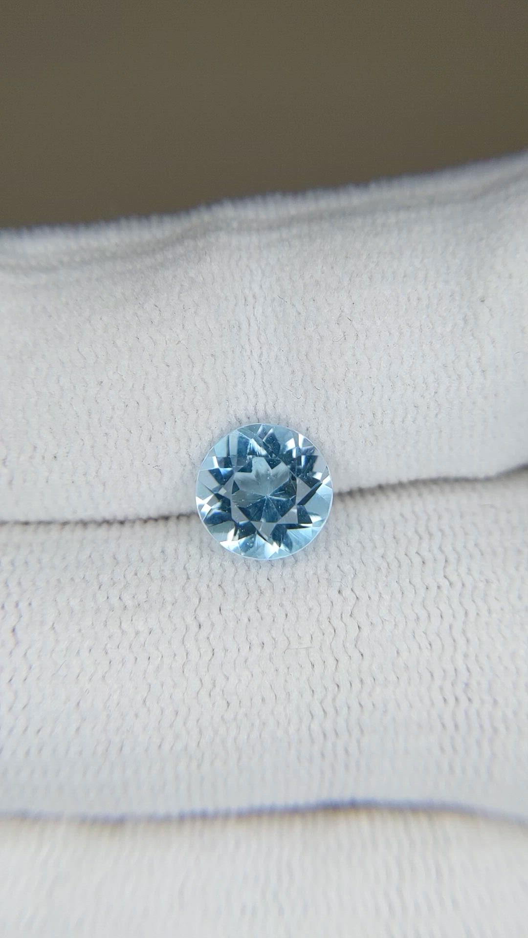 1.94 Ct. Swiss Blue Topaz from Brazil Size Video