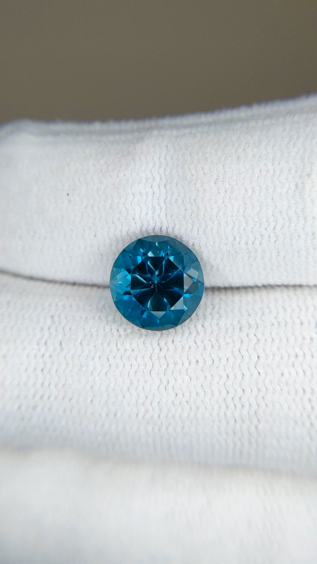 3.34 Ct. London Blue Topaz from Brazil Size Video