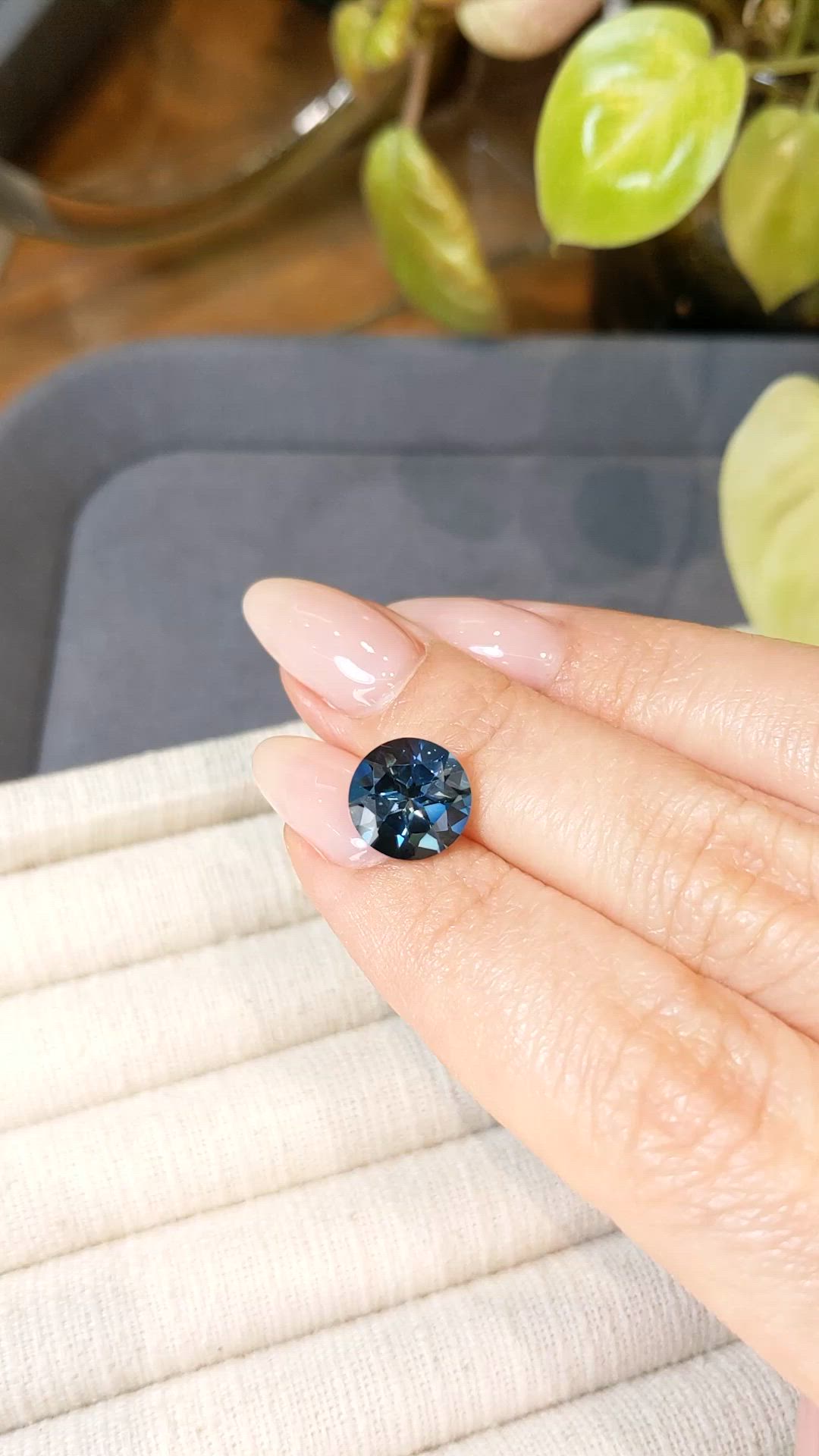 4.19 Ct. London Blue Topaz from Brazil Size Video