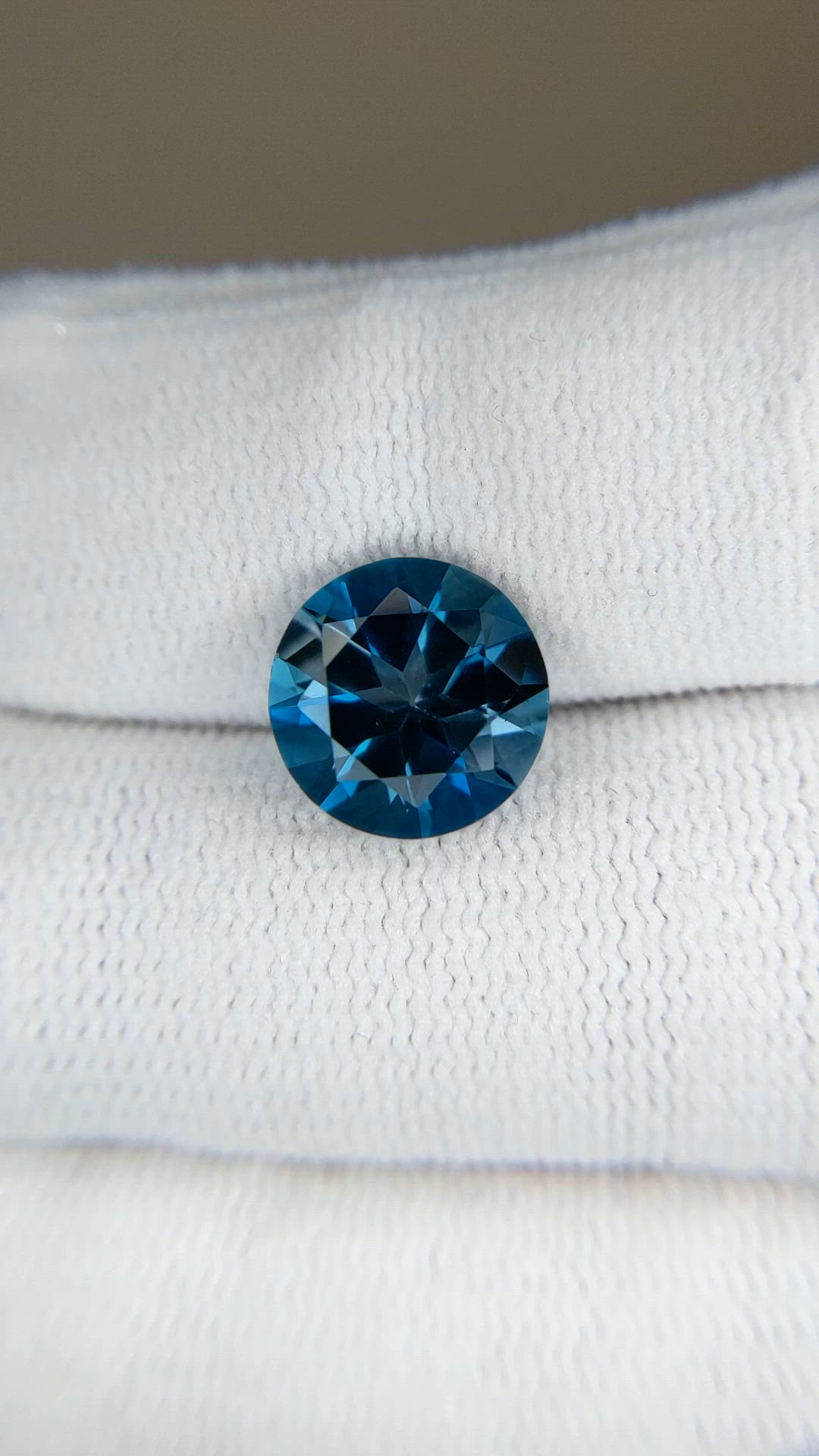 4.19 Ct. London Blue Topaz from Brazil Size Video