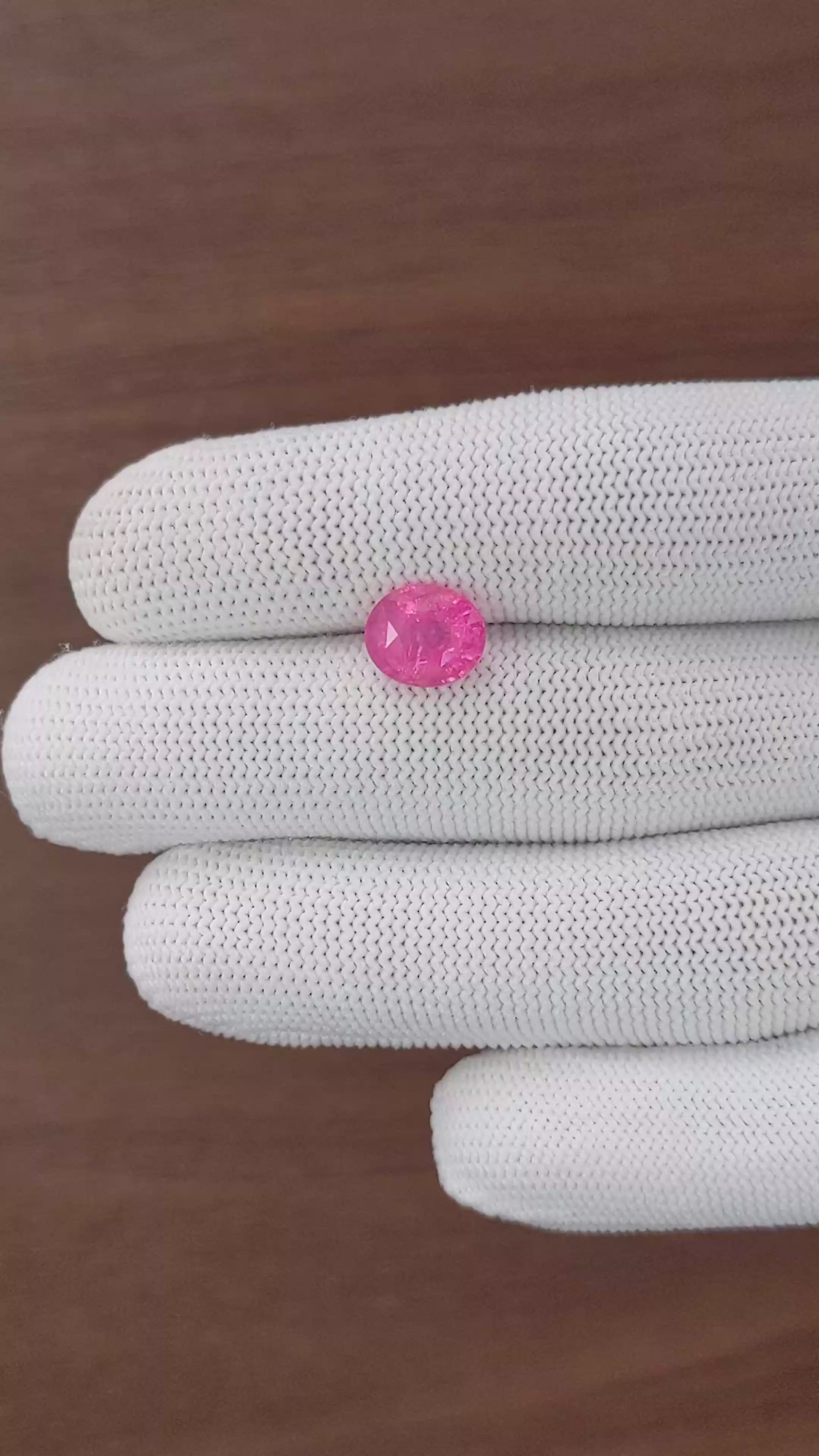 3.03 Ct. Pink Spinel from Tanzania Size Video