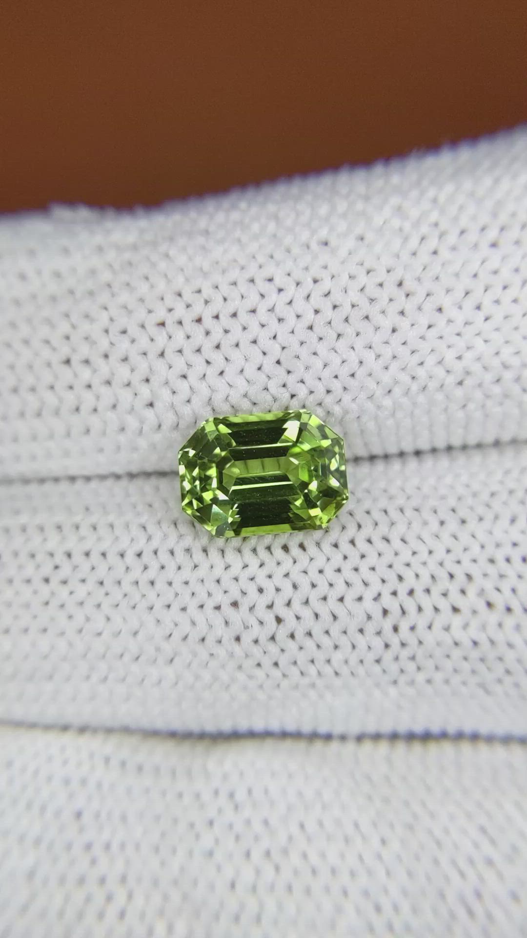 3.30 Ct. Green Chrysoberyl from Ceylon (Sri Lanka) Size Video