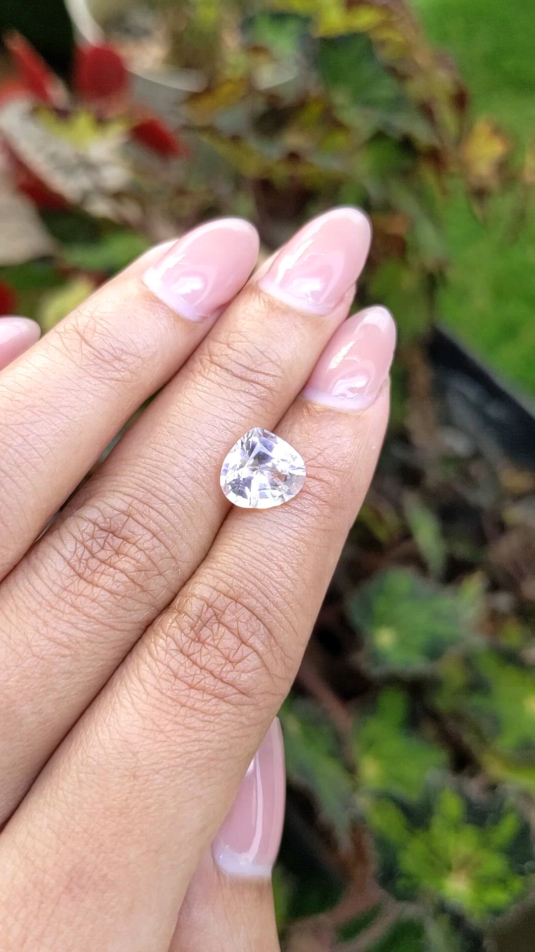2.45 Ct. Pink Morganite from Madagascar Size Video