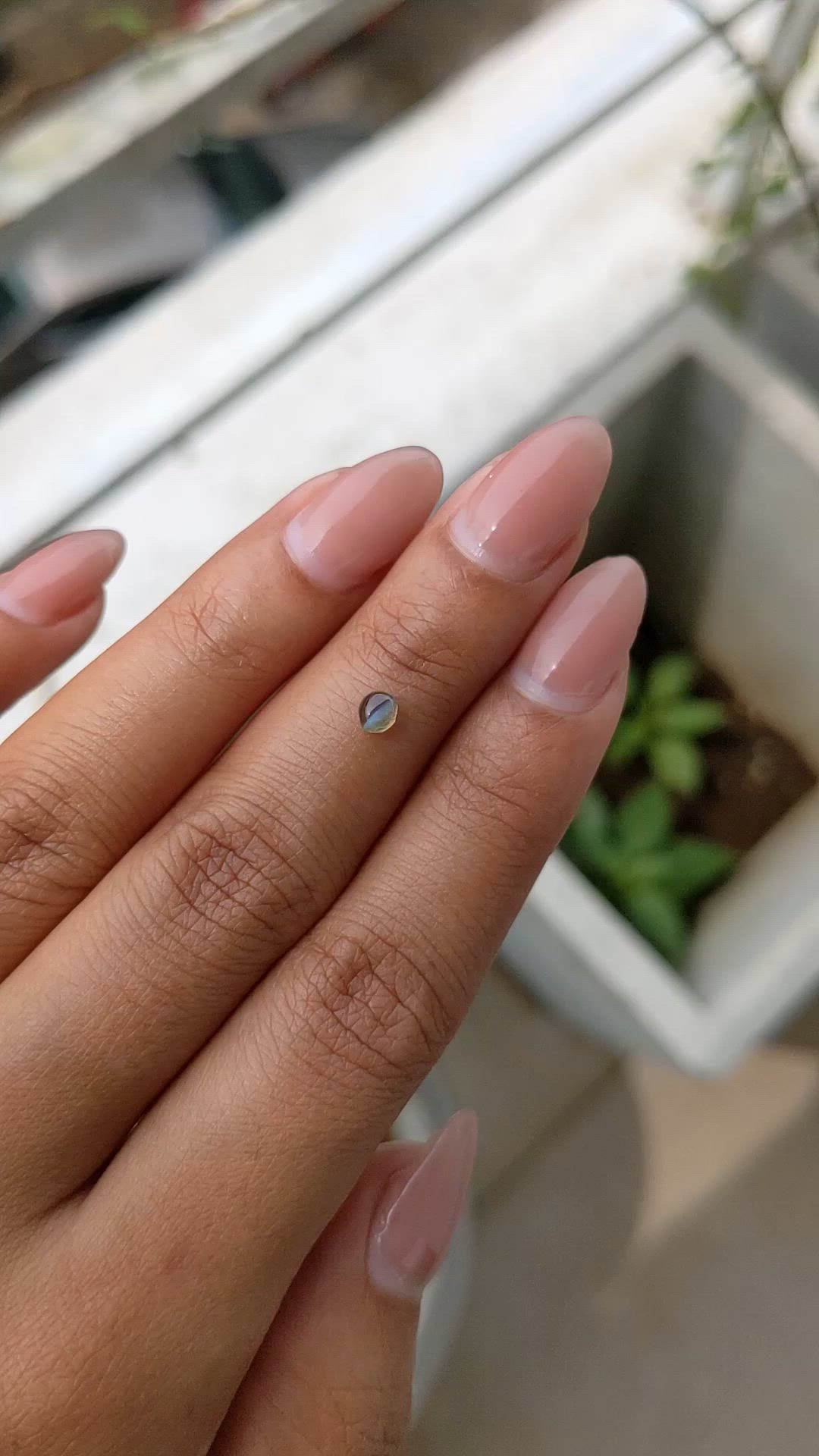 0.34 Ct. Cabochon Alexandrite from Ceylon (Sri Lanka) Size Video