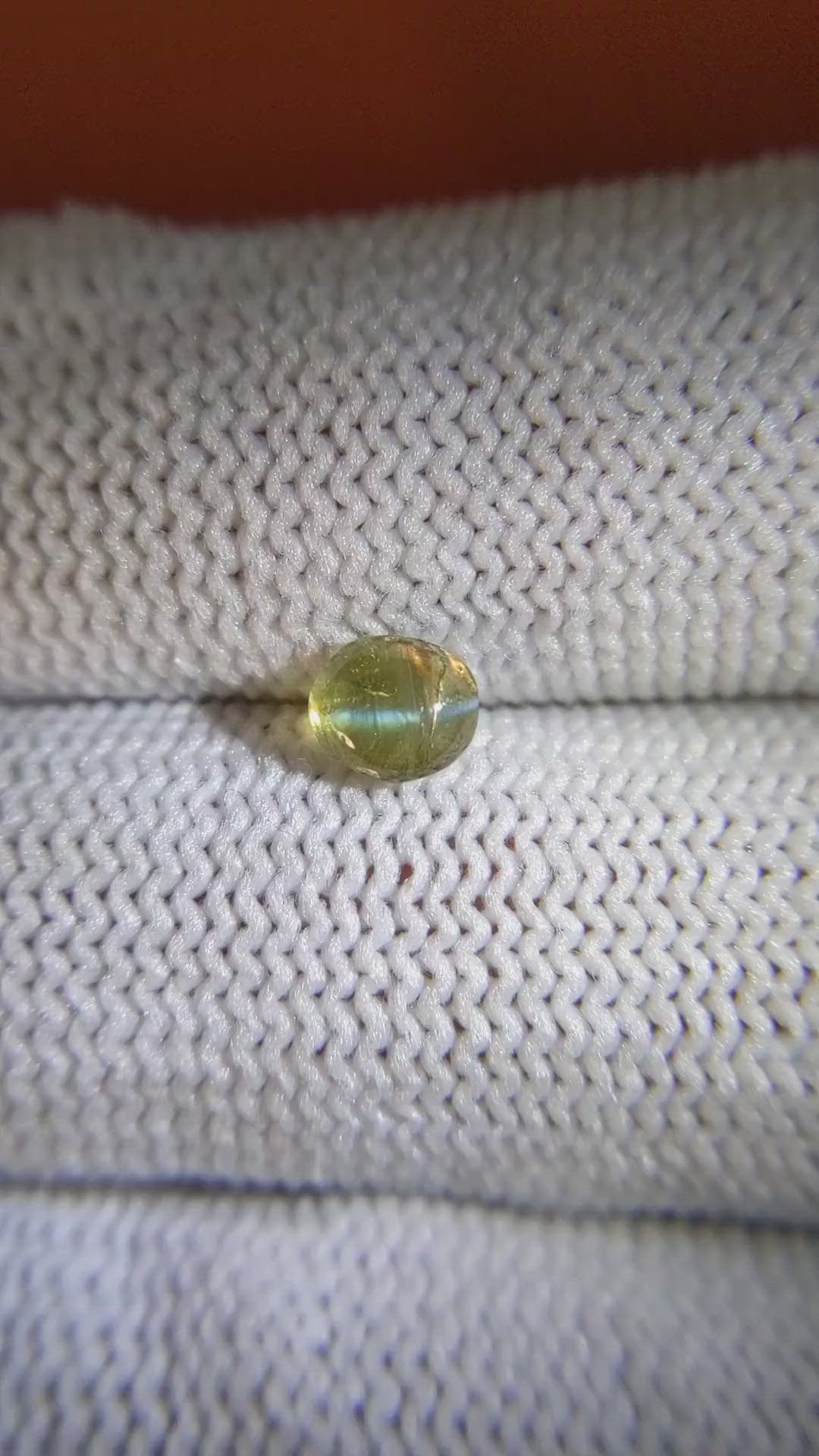 0.65 Ct. Cabochon Alexandrite from Ceylon (Sri Lanka) Size Video