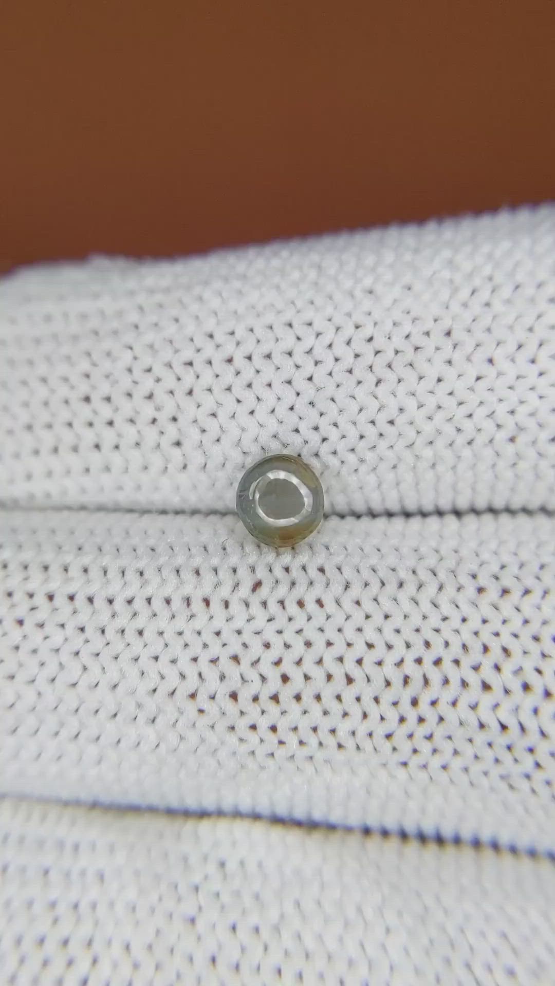 0.61 Ct. Cabochon Alexandrite from Ceylon (Sri Lanka) Size Video