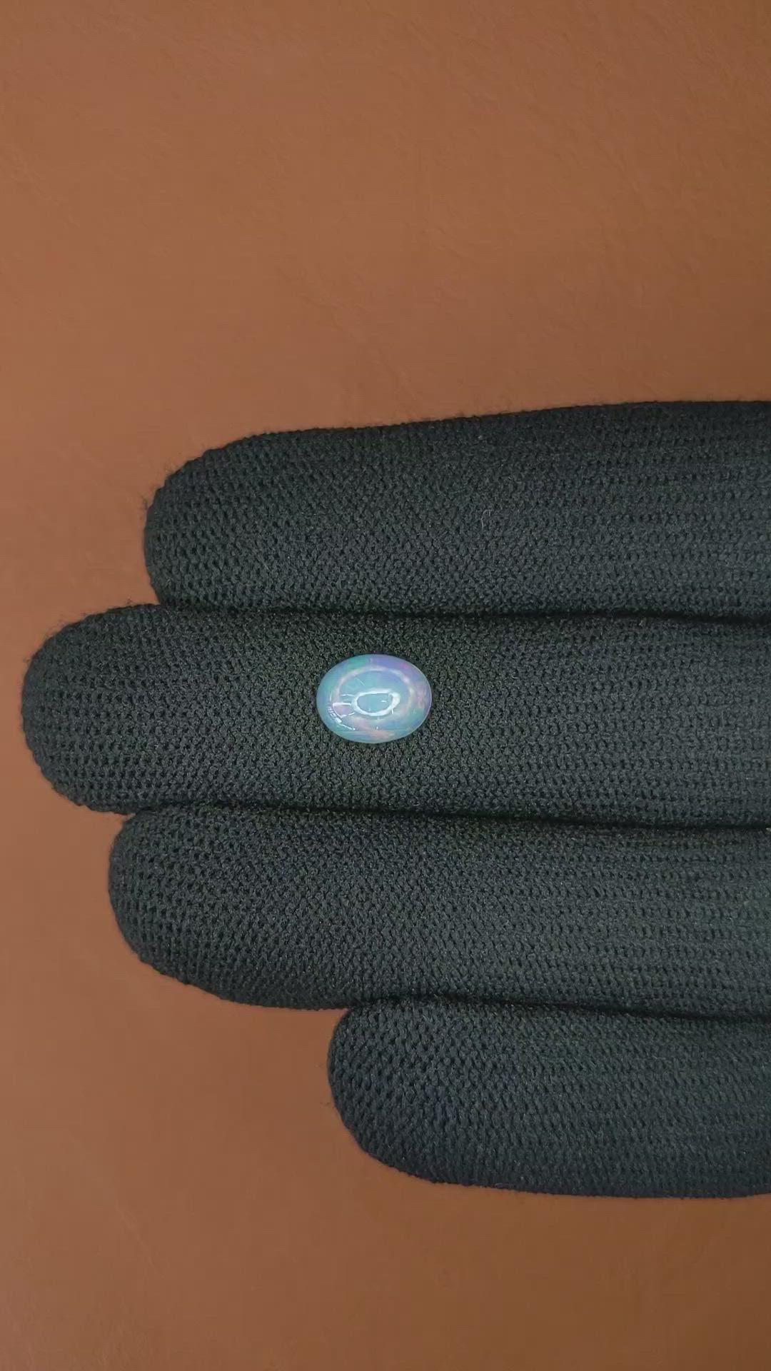 1.02 Ct. Multi Color Cabochon Fire Opal (Flame Opal) from Brazil Size Video