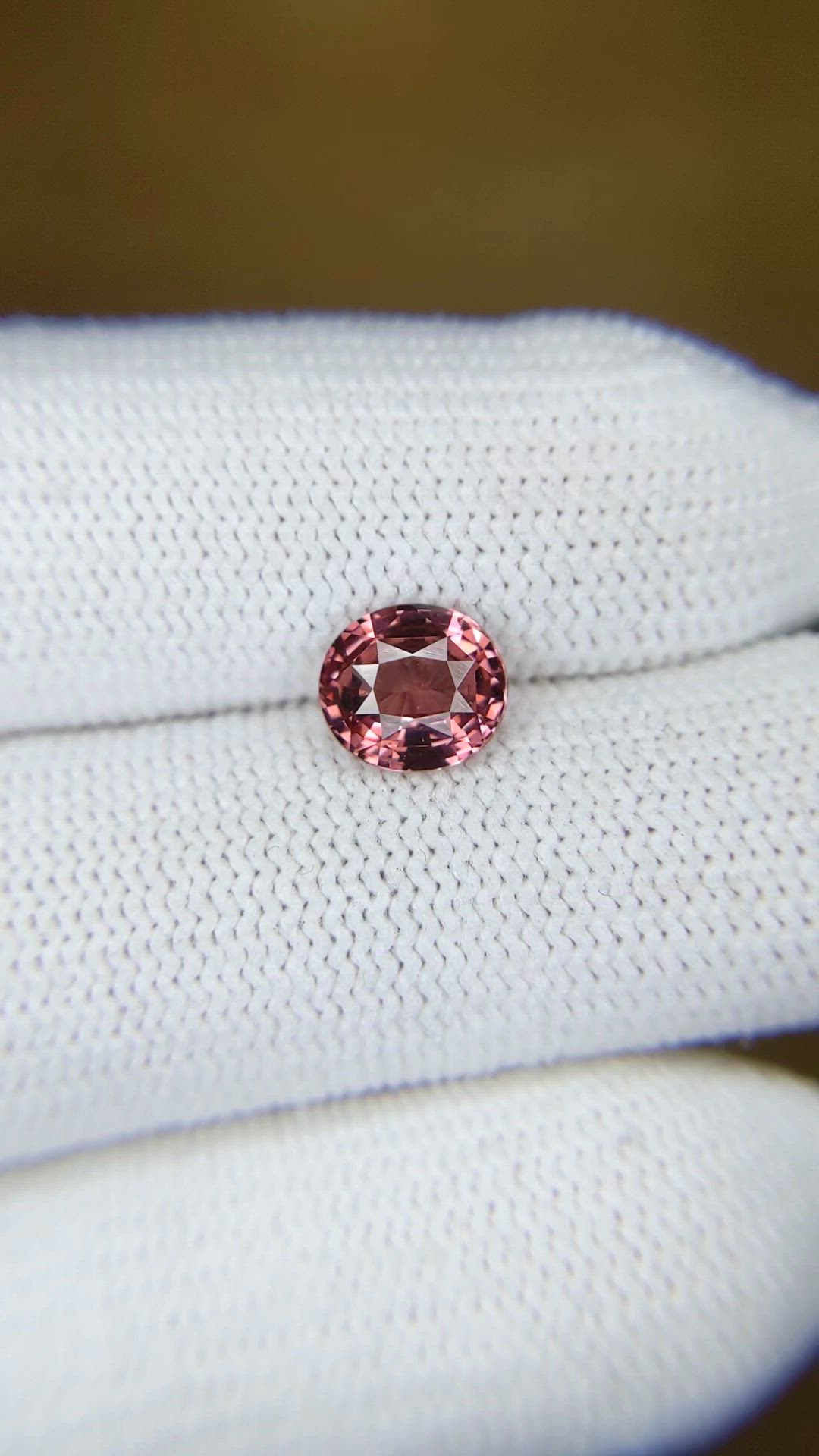 1.28 Ct. Red Garnet from Ceylon (Sri Lanka) Size Video
