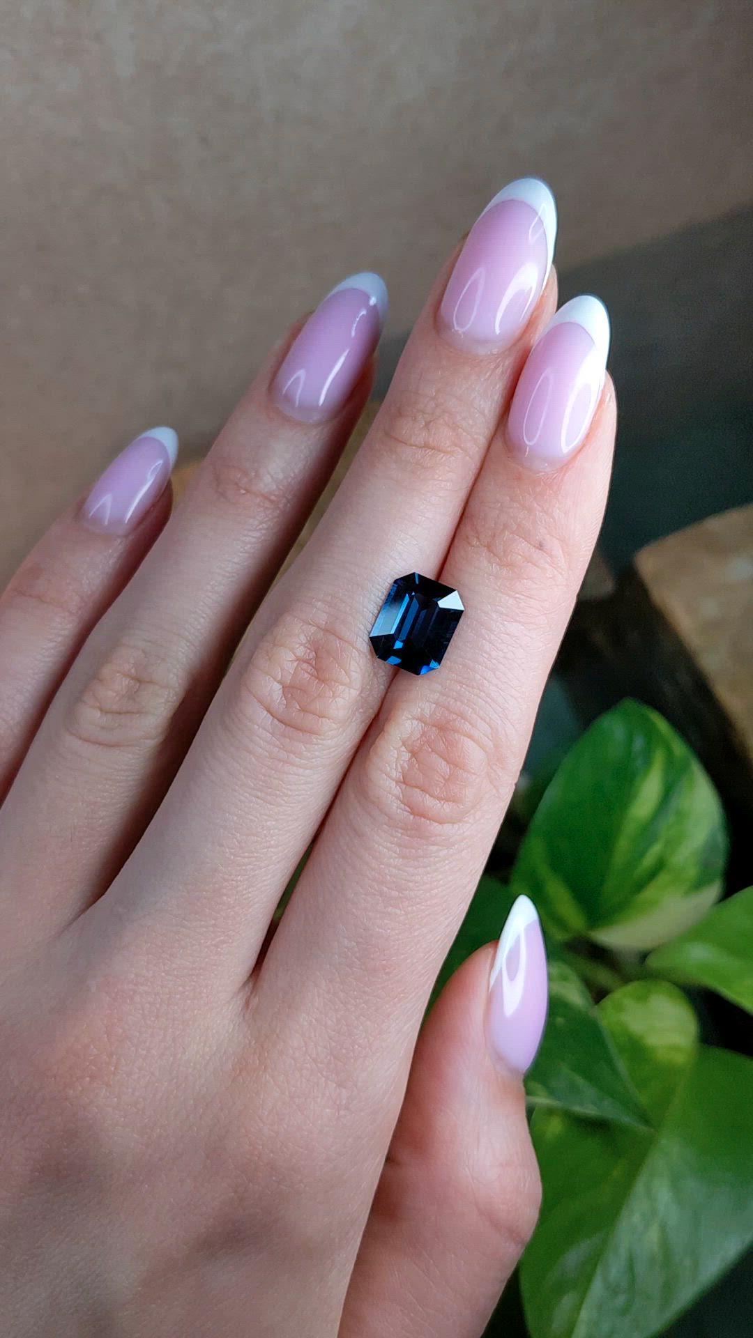 4.17 Ct. Blue Spinel from Ceylon (Sri Lanka) Size Video