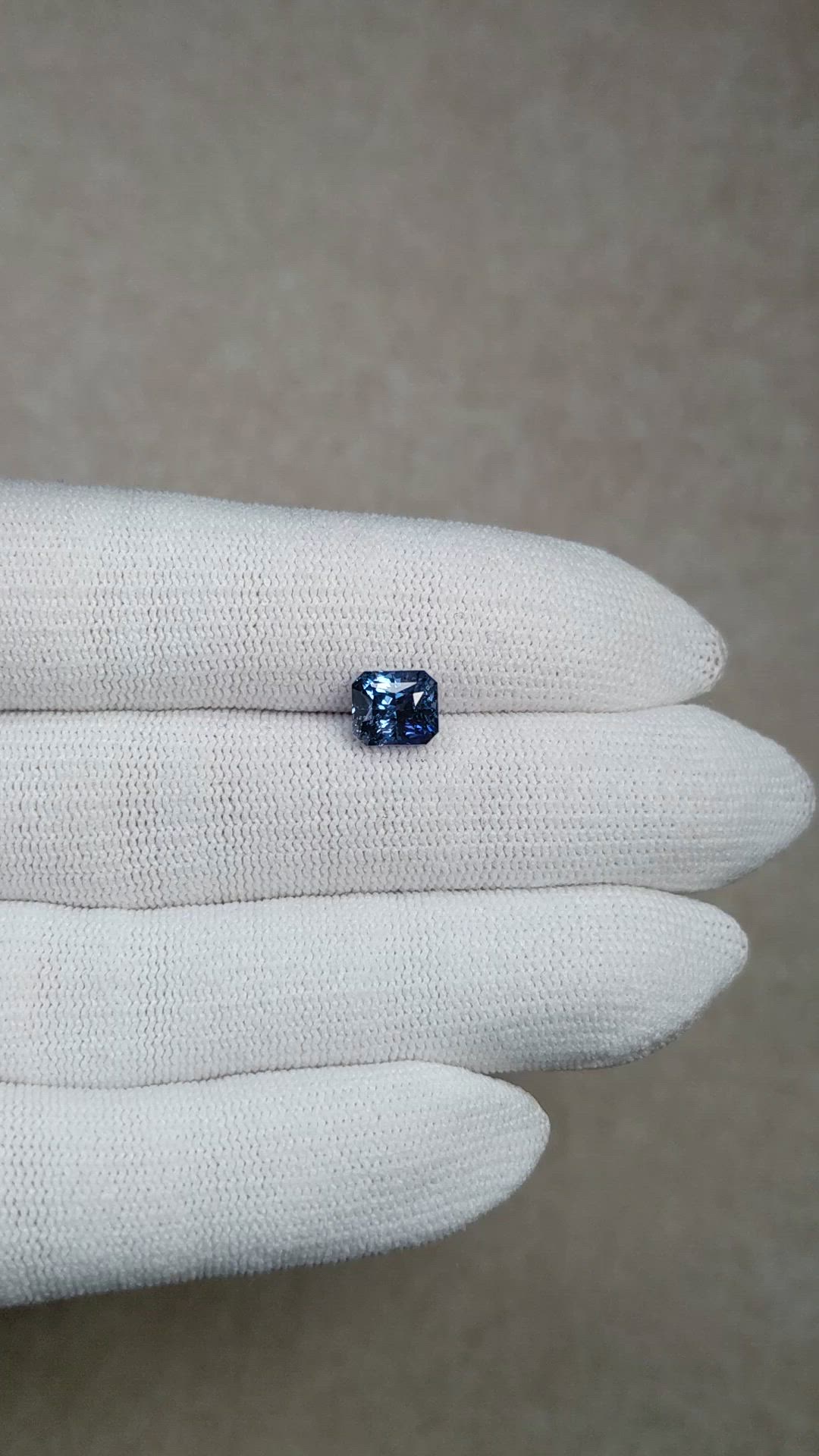 2.18 Ct. Greyish Blue Spinel from Ceylon (Sri Lanka) Size Video