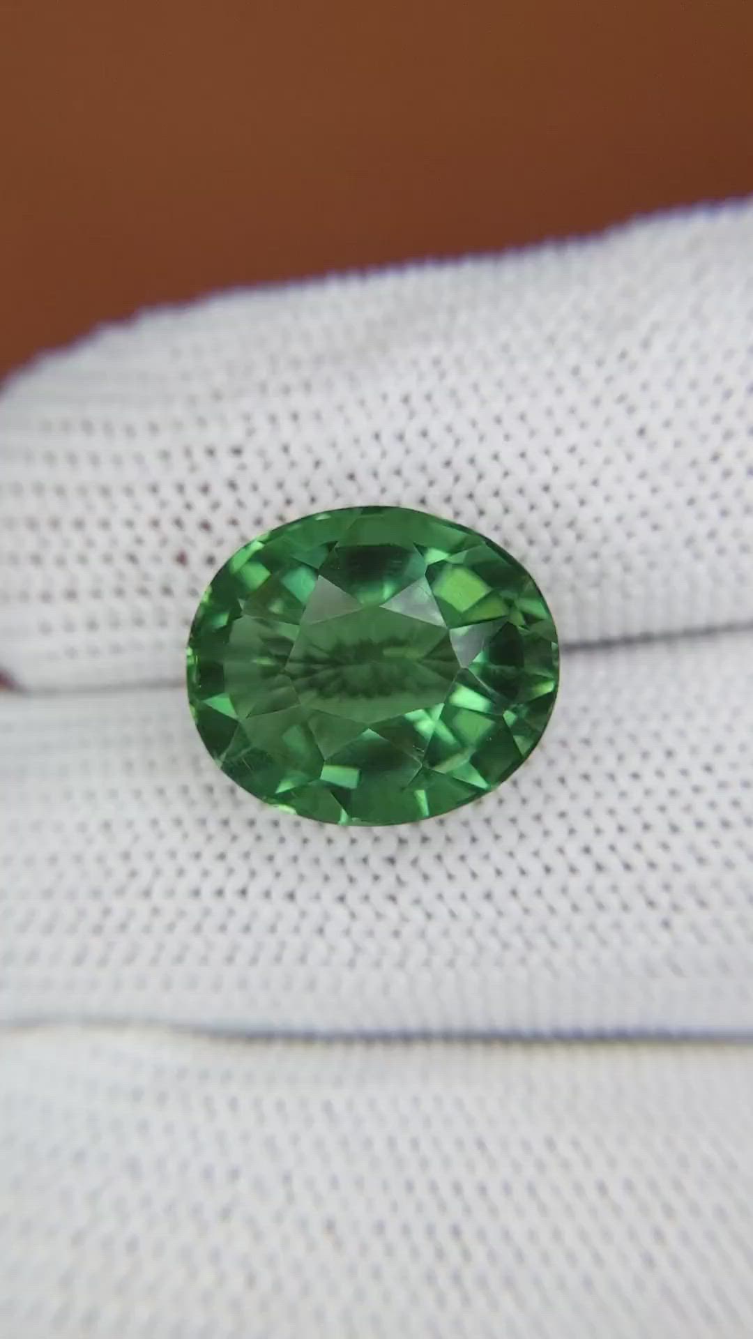 10.19 Ct. Bluish Green Prasiolite from Brazil Size Video