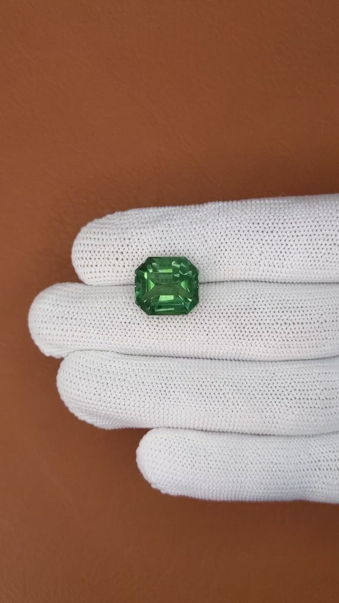 10.50 Ct. Green Prasiolite from Brazil Size Video