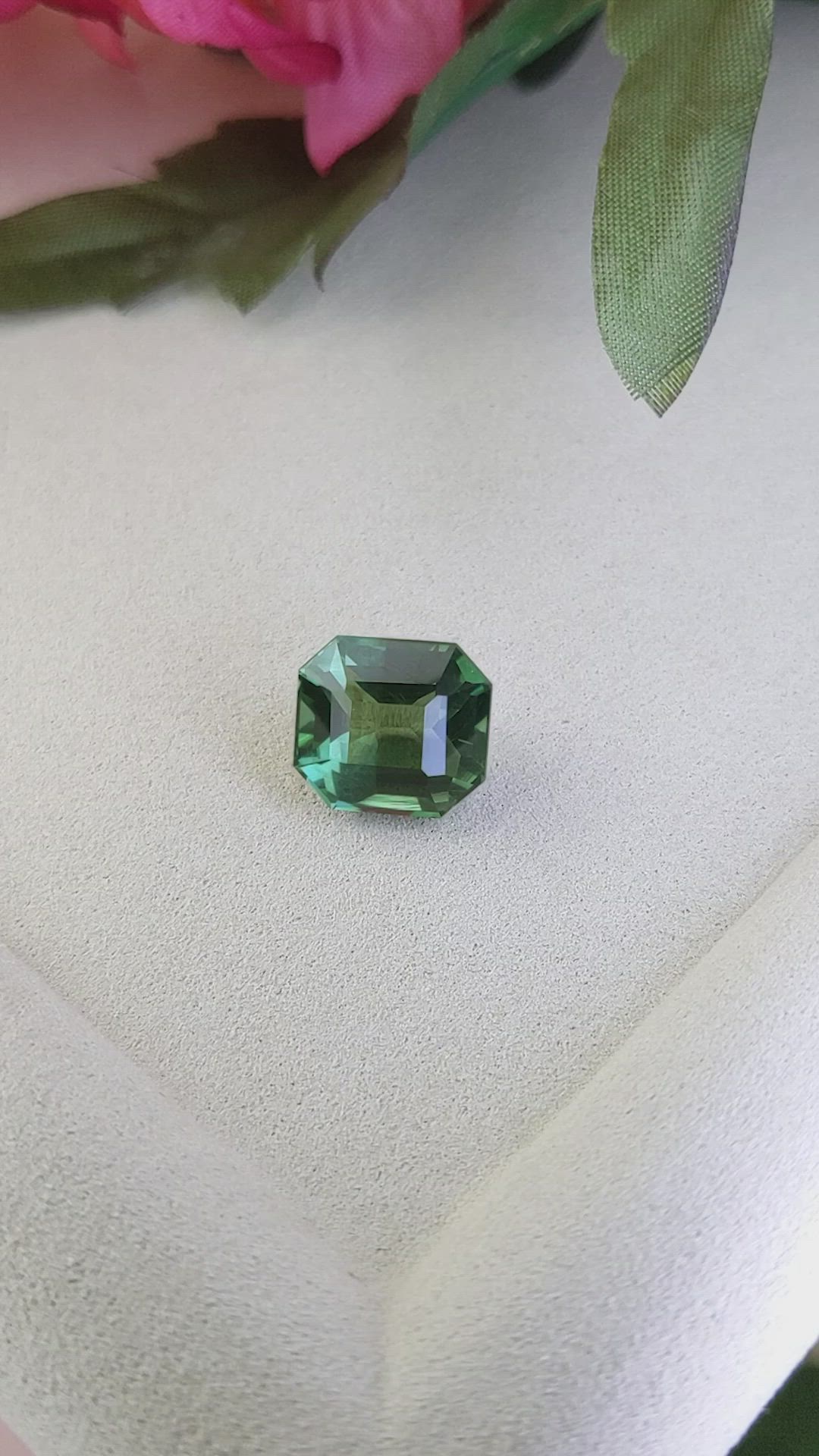 10.50 Ct. Green Prasiolite from Brazil Size Video