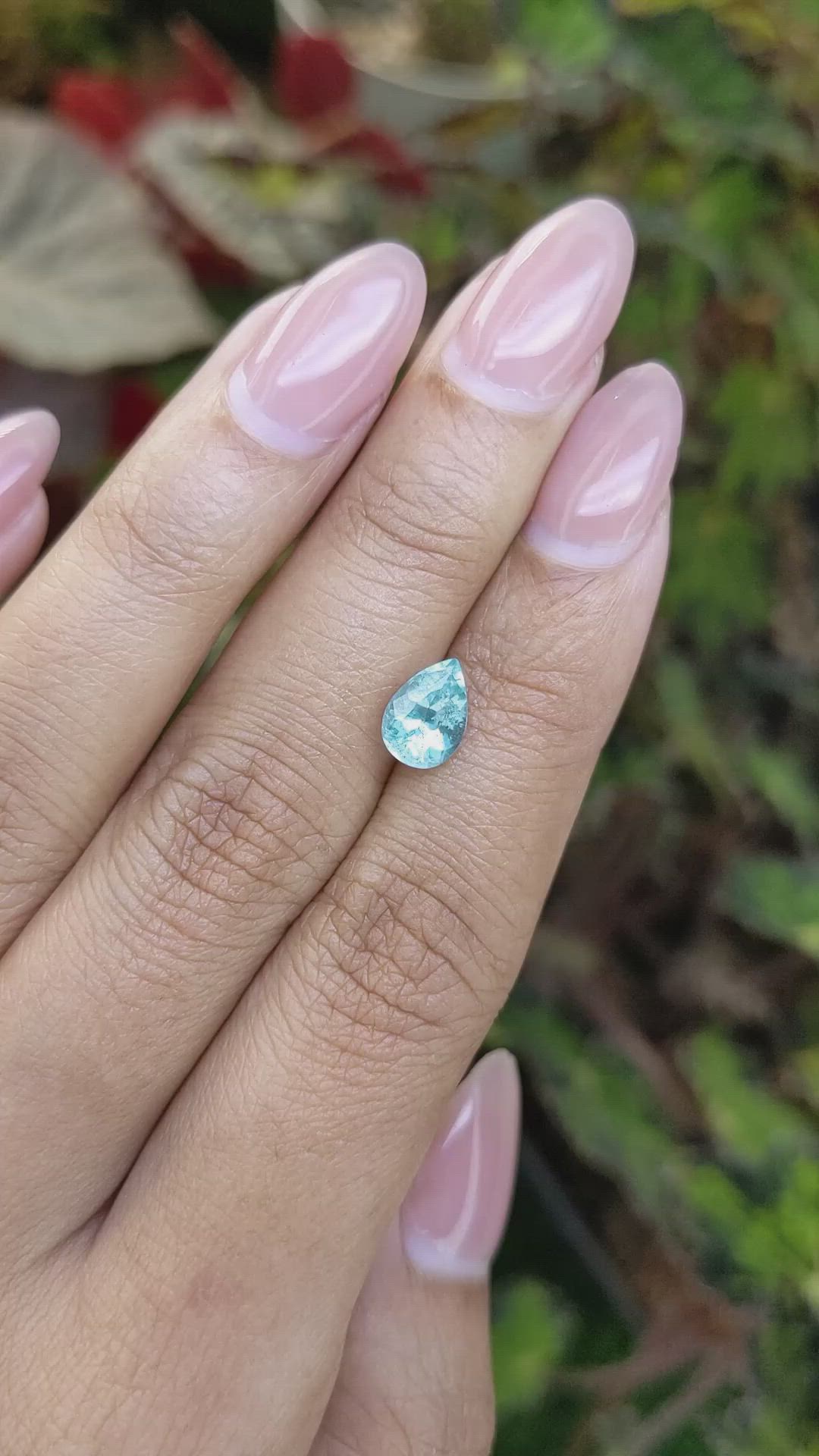 1.05 Ct. Sky Blue Topaz from Brazil Size Video