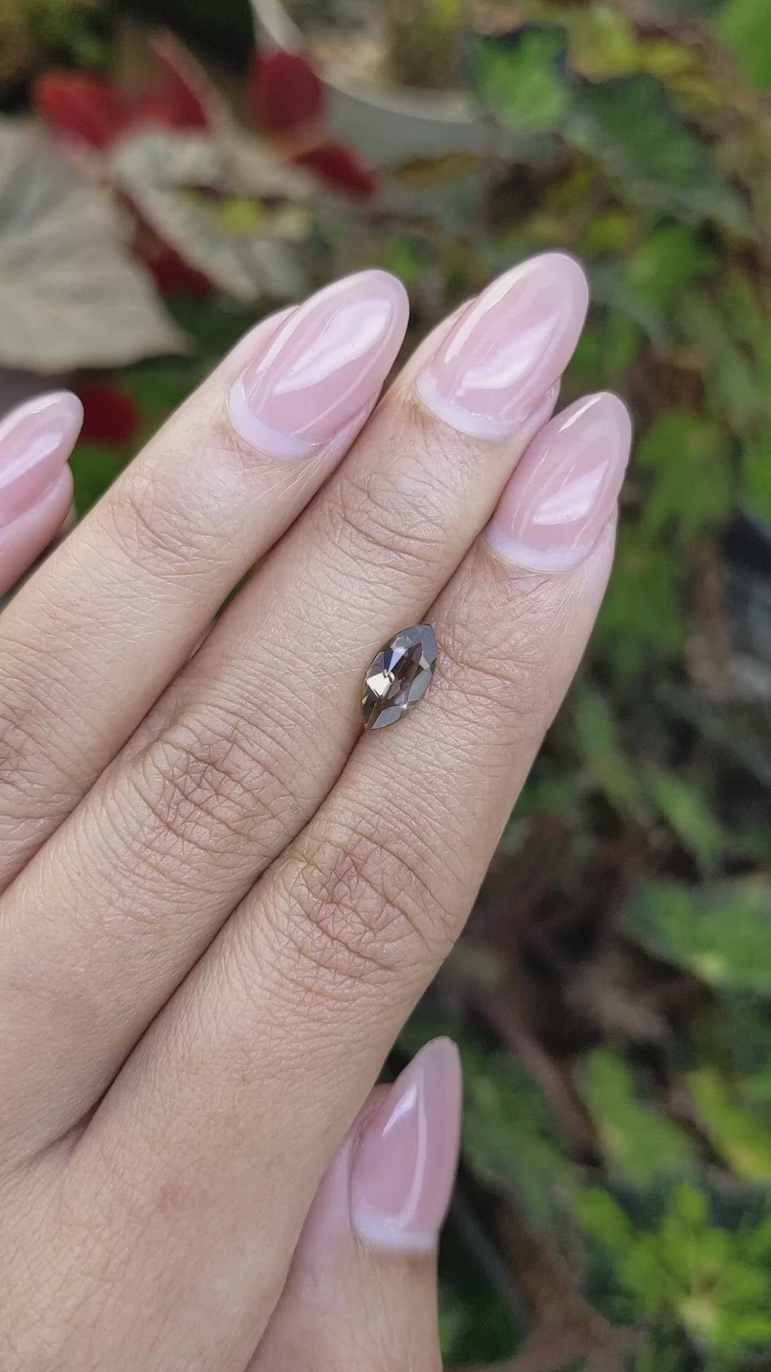 0.91 Ct. Brown Smoky Quartz from Ceylon (Sri Lanka) Size Video