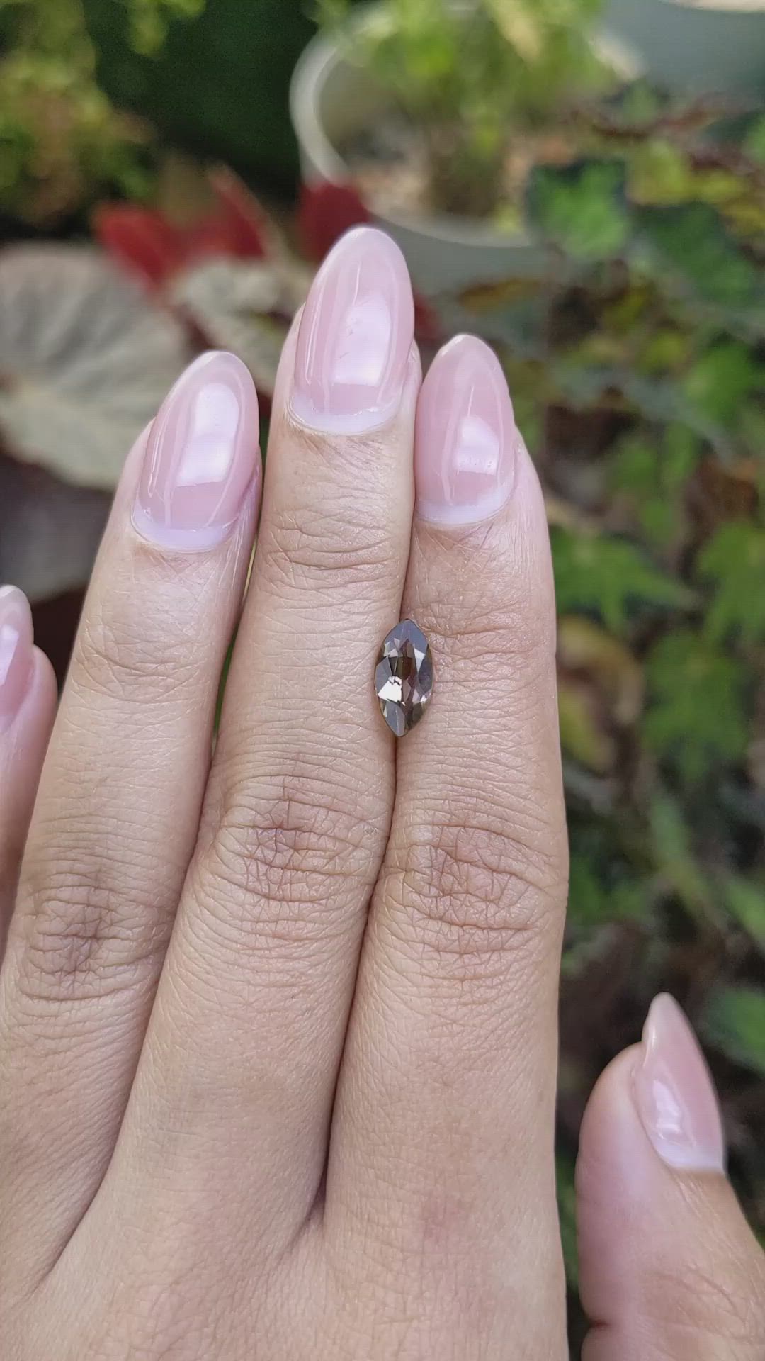 0.91 Ct. Brown Smoky Quartz from Ceylon (Sri Lanka) Size Video