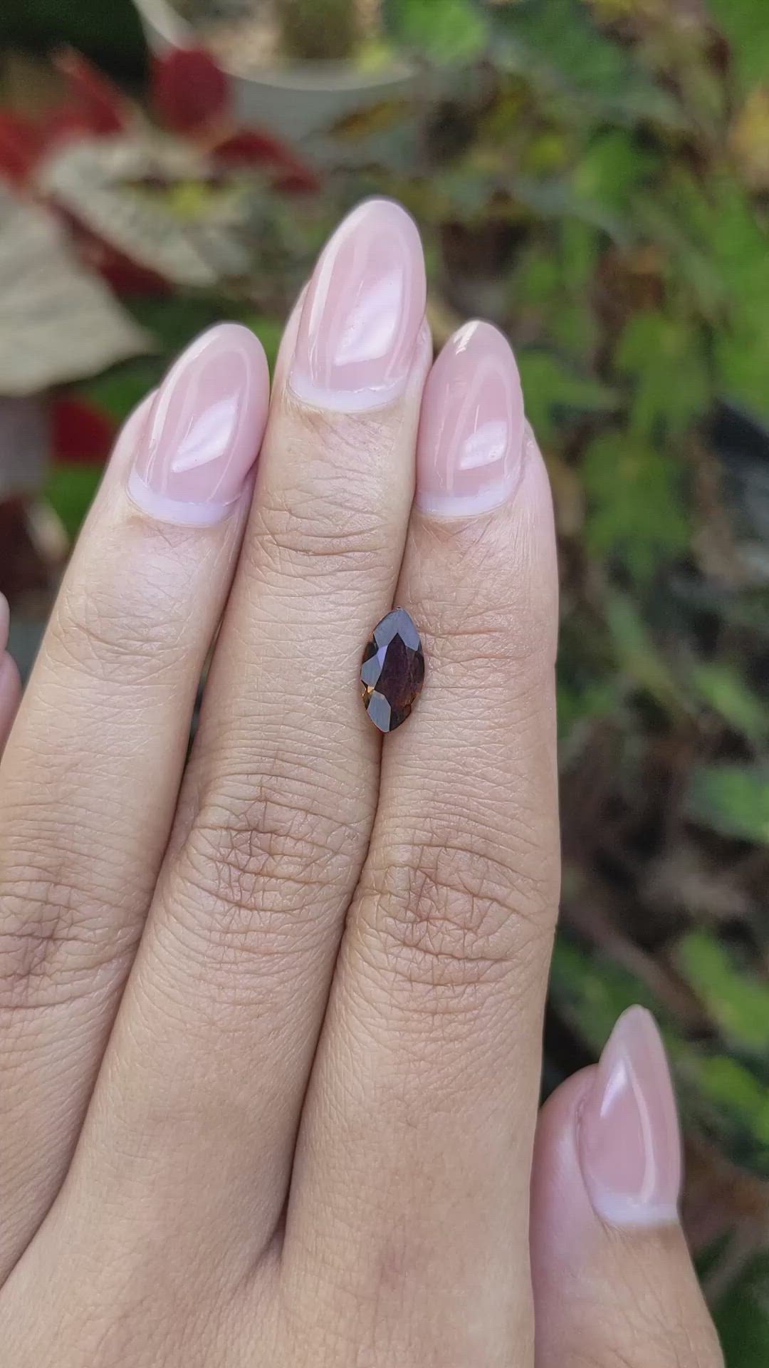 0.77 Ct. Brown Smoky Quartz from Ceylon (Sri Lanka) Size Video