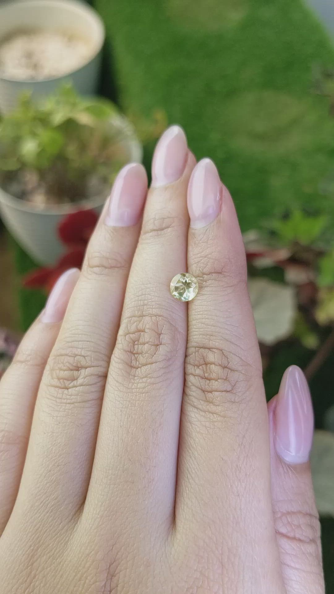 0.82 Ct. Lemon Quartz from Madagascar Size Video