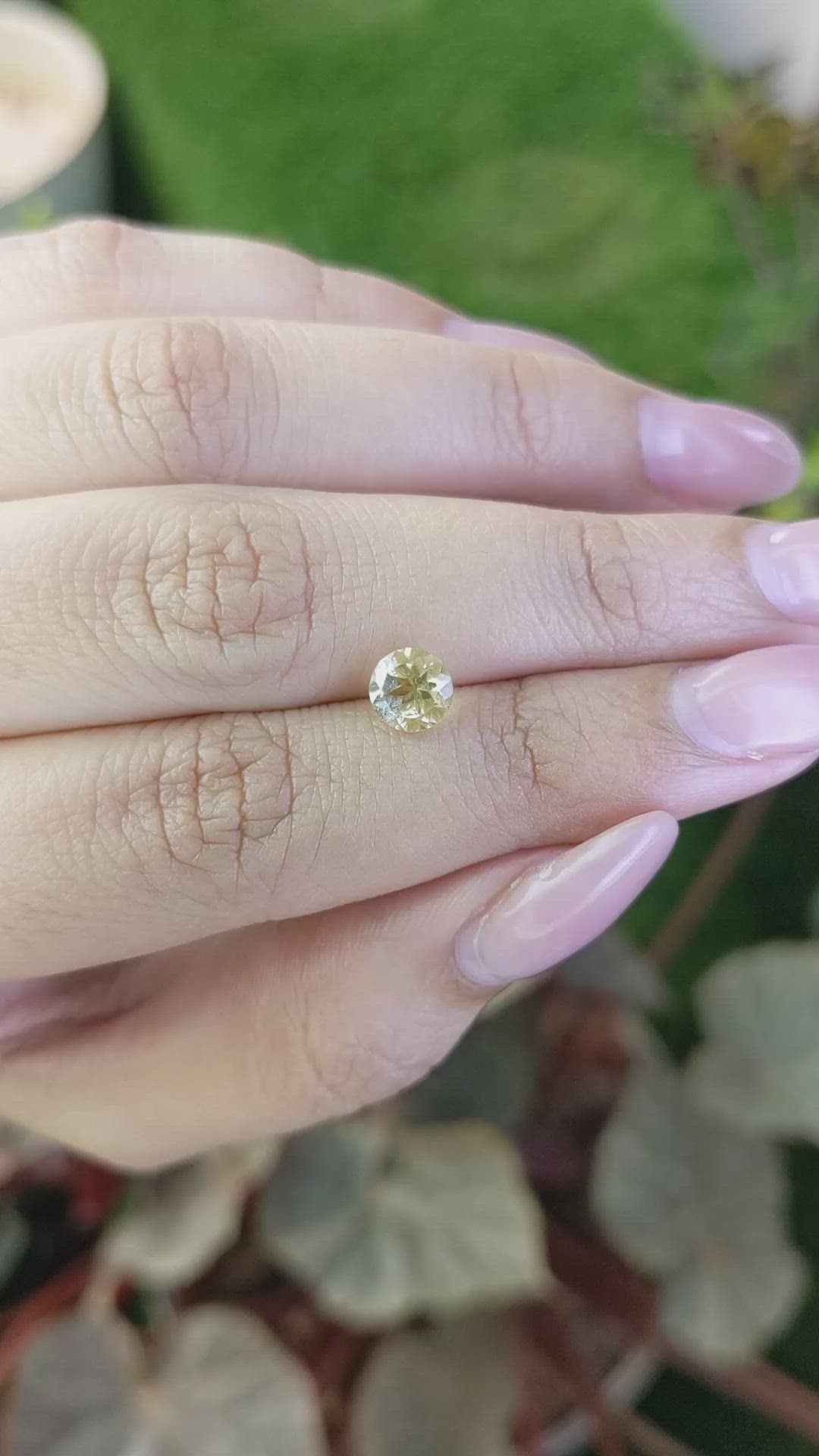 0.82 Ct. Lemon Quartz from Madagascar Size Video