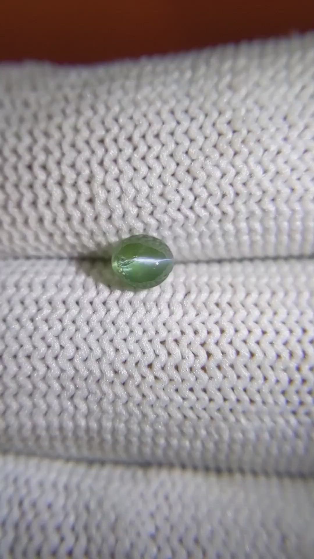 0.56 Ct. Cabochon Alexandrite from Ceylon (Sri Lanka) Size Video