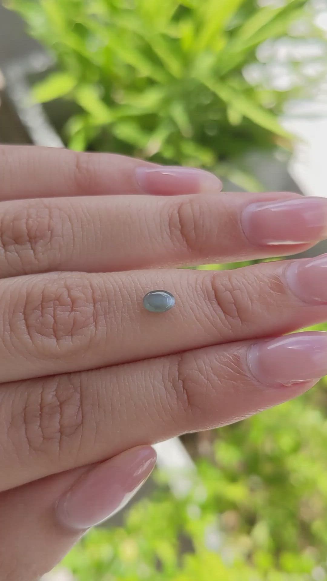 0.47 Ct. Cabochon Alexandrite from Ceylon (Sri Lanka) Size Video