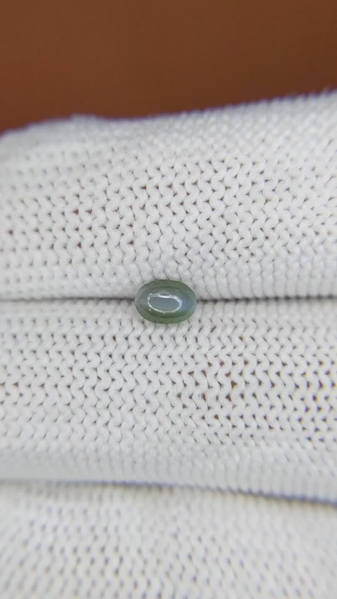 0.47 Ct. Cabochon Alexandrite from Ceylon (Sri Lanka) Size Video