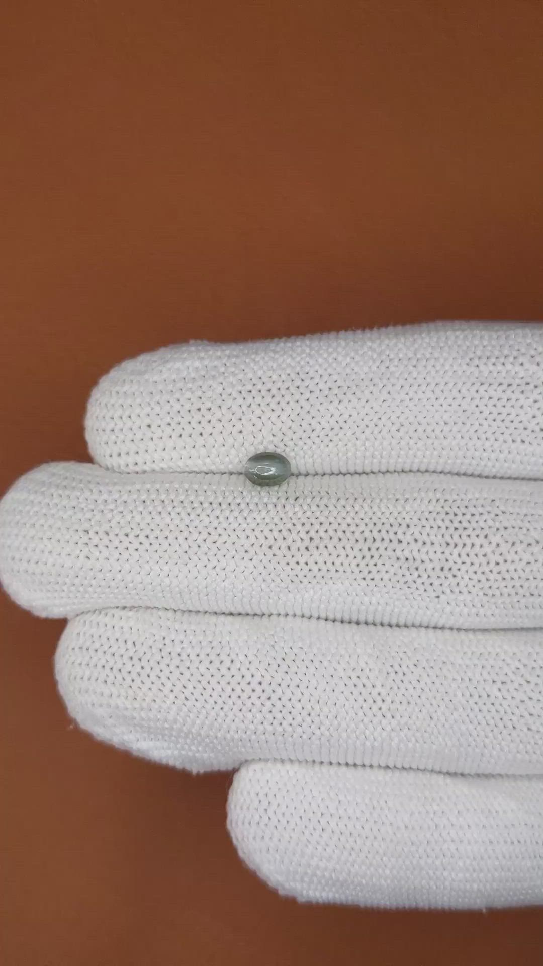 0.47 Ct. Cabochon Alexandrite from Ceylon (Sri Lanka) Size Video