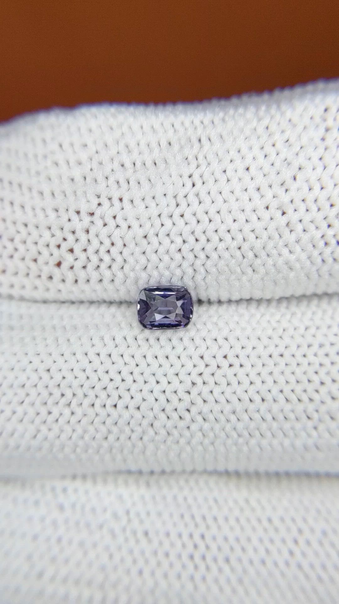 0.38 Ct. Purple Spinel from Ceylon (Sri Lanka) Size Video