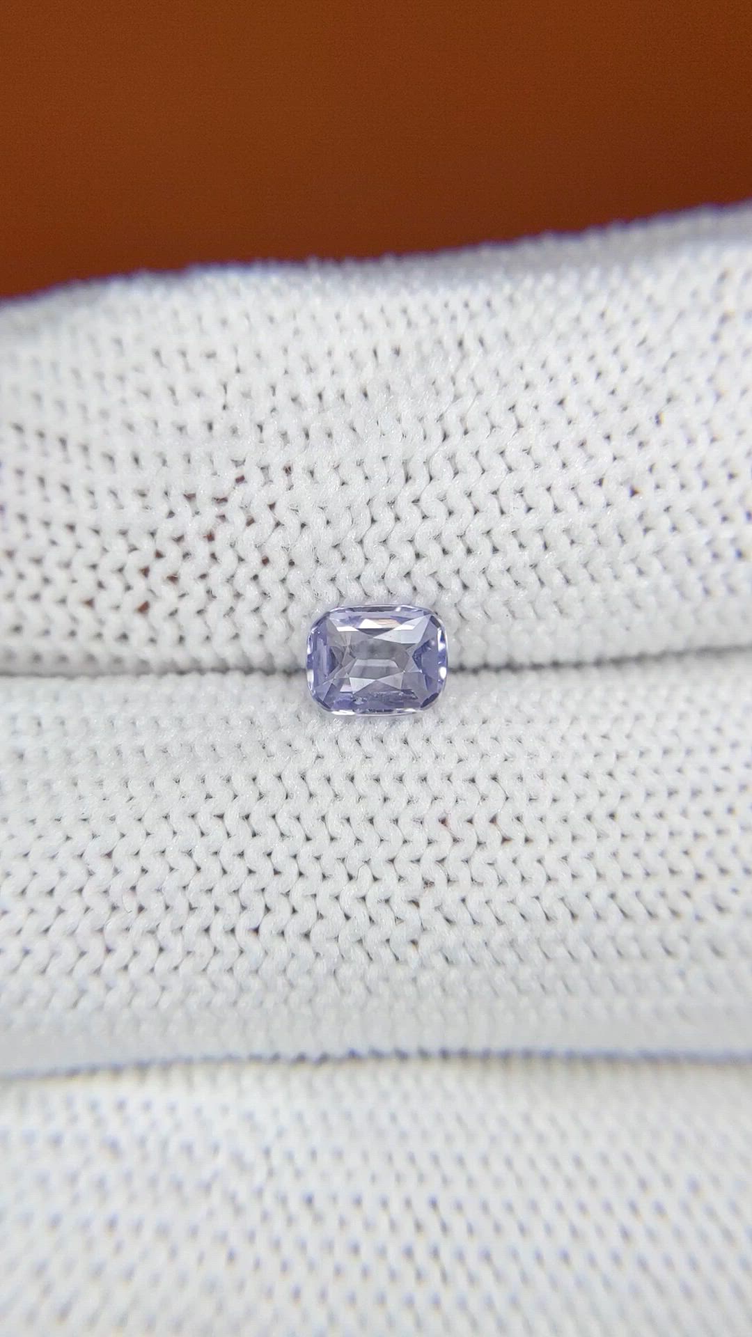 0.55 Ct. Bluish Purple Spinel from Ceylon (Sri Lanka) Size Video