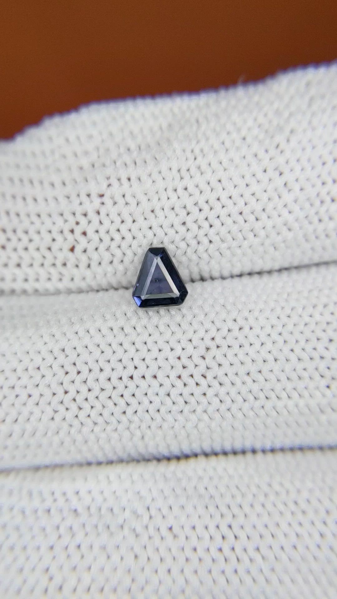0.38 Ct. Blue Spinel from Ceylon (Sri Lanka) Size Video