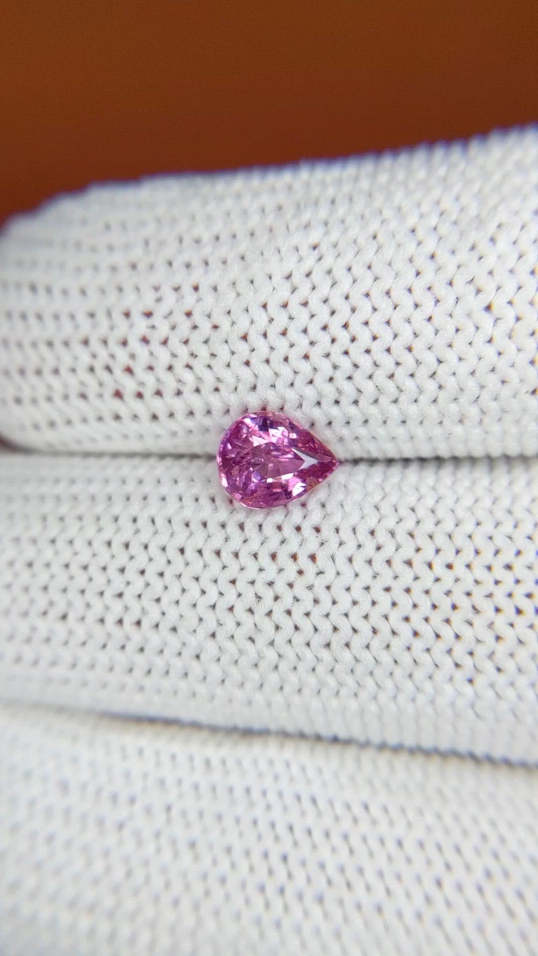 0.82 Ct. Purplish Pink Spinel from Ceylon (Sri Lanka) Size Video